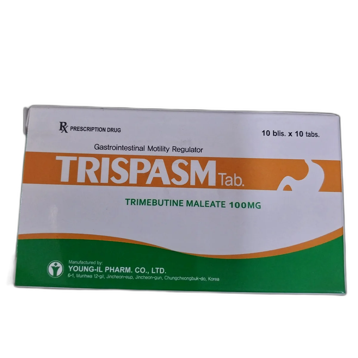 Trispasm Tab — available at pharmacies in Cambodia on PharmKulen