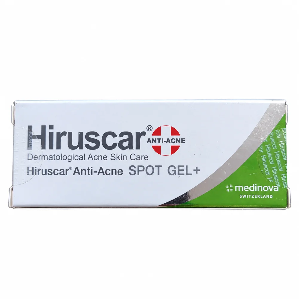 Hiruscar Anti-Acne Spot Gel+ — available at pharmacies in Cambodia on PharmKulen