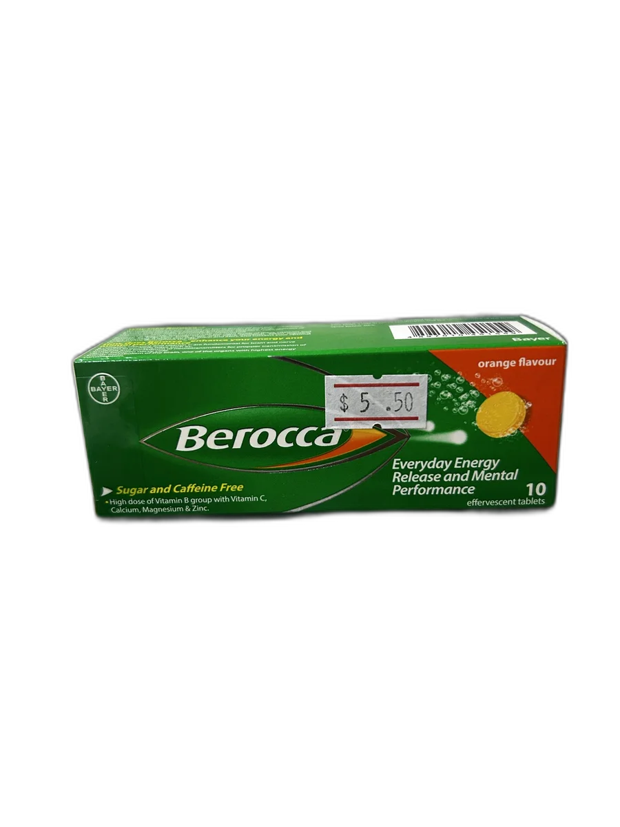Berocca — available at pharmacies in Cambodia on PharmKulen