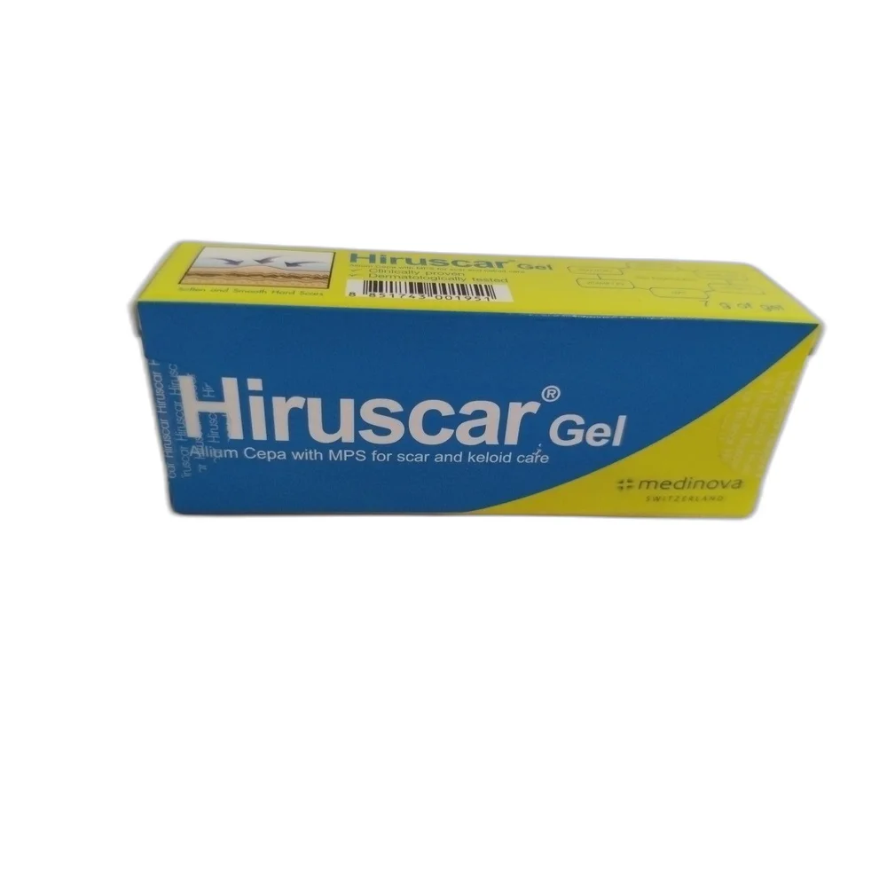Hiruscar Gel — available at pharmacies in Cambodia on PharmKulen