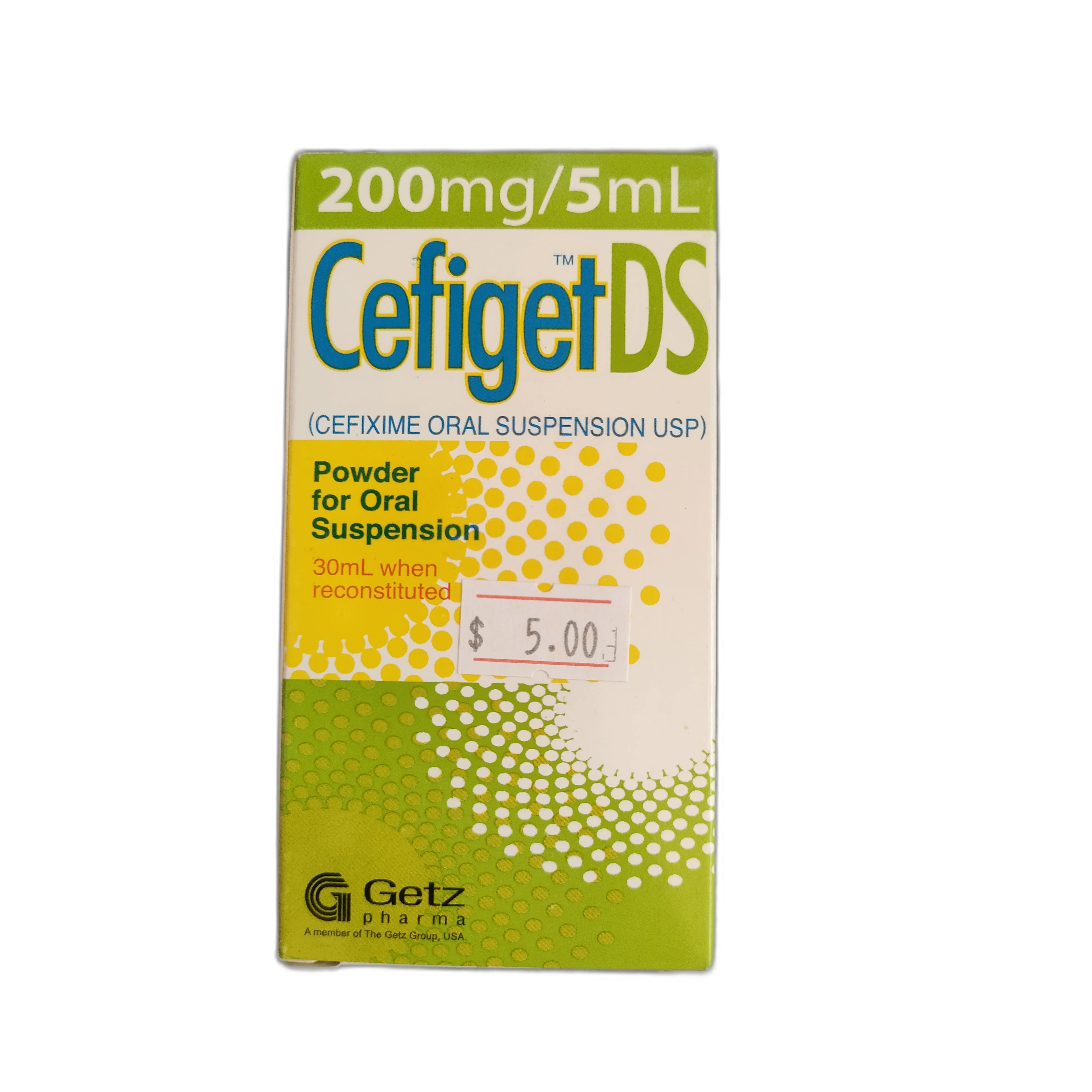 Cefiget DS — available at pharmacies in Cambodia on PharmKulen