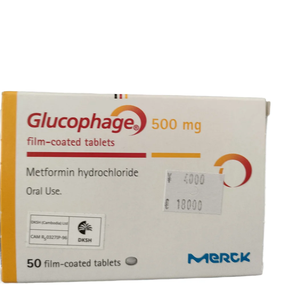 Glucophage — available at pharmacies in Cambodia on PharmKulen