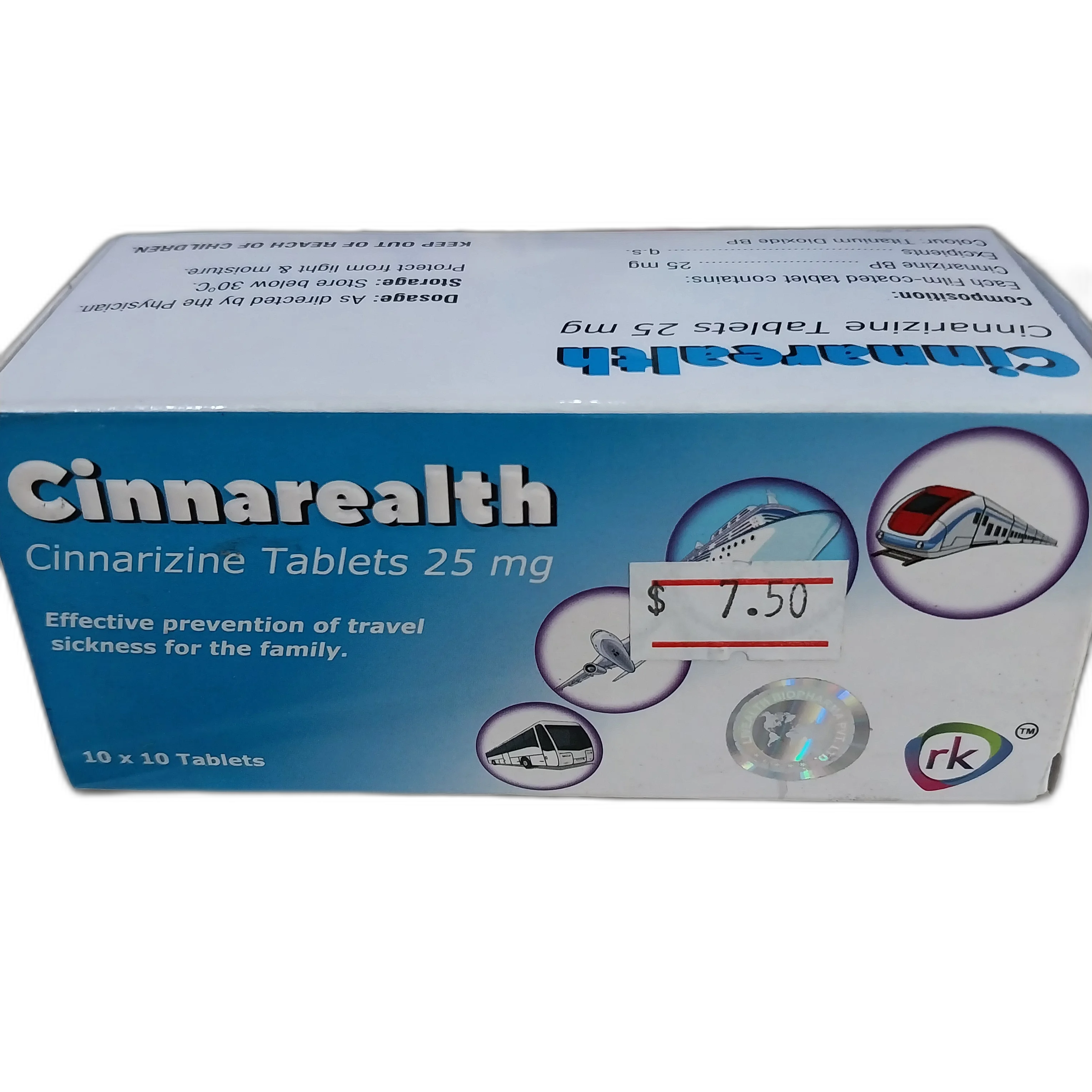 Cinnarealth — available at pharmacies in Cambodia on PharmKulen