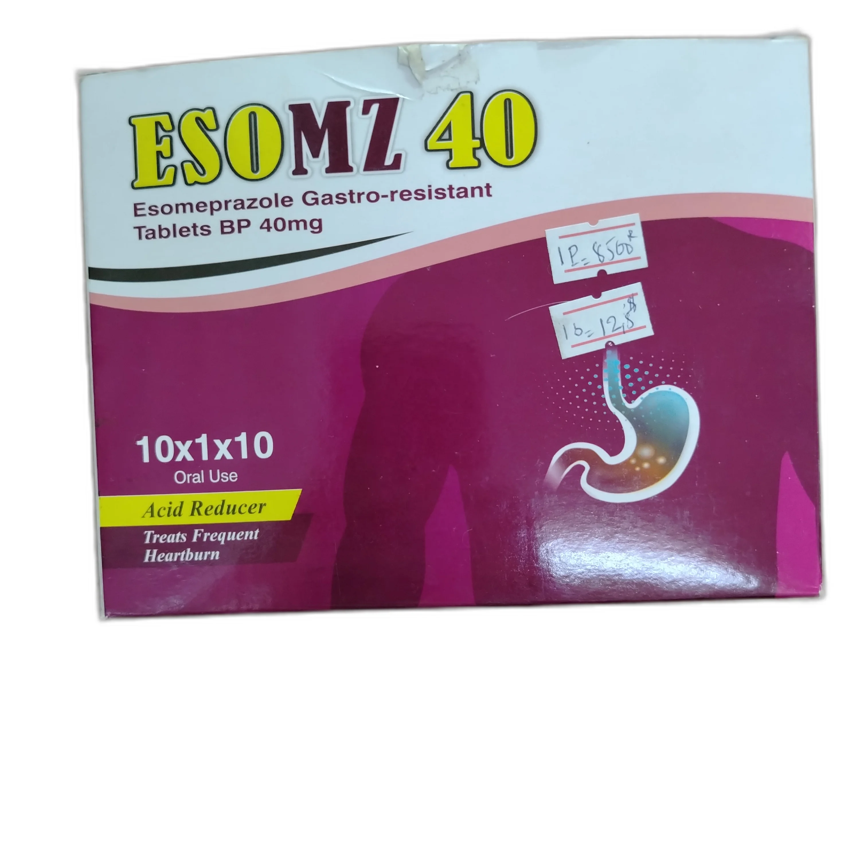 Esomz — available at pharmacies in Cambodia on PharmKulen