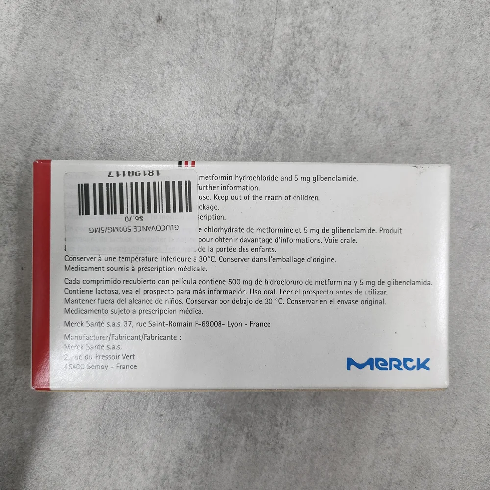 Glucovance — available at pharmacies in Cambodia on PharmKulen