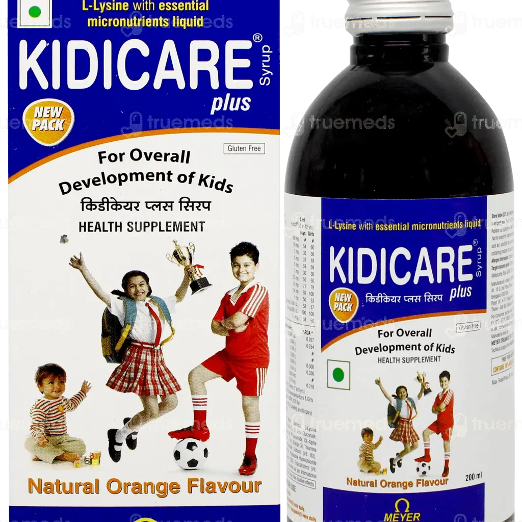 Kidicare Syrup — available at pharmacies in Cambodia on PharmKulen