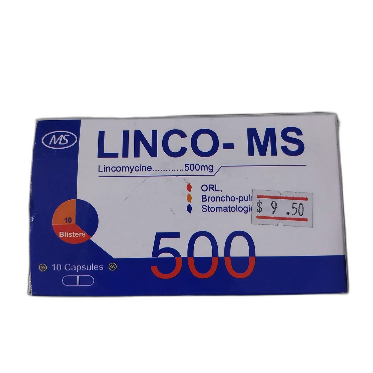 Linco-MS 500 — available at pharmacies in Cambodia on PharmKulen