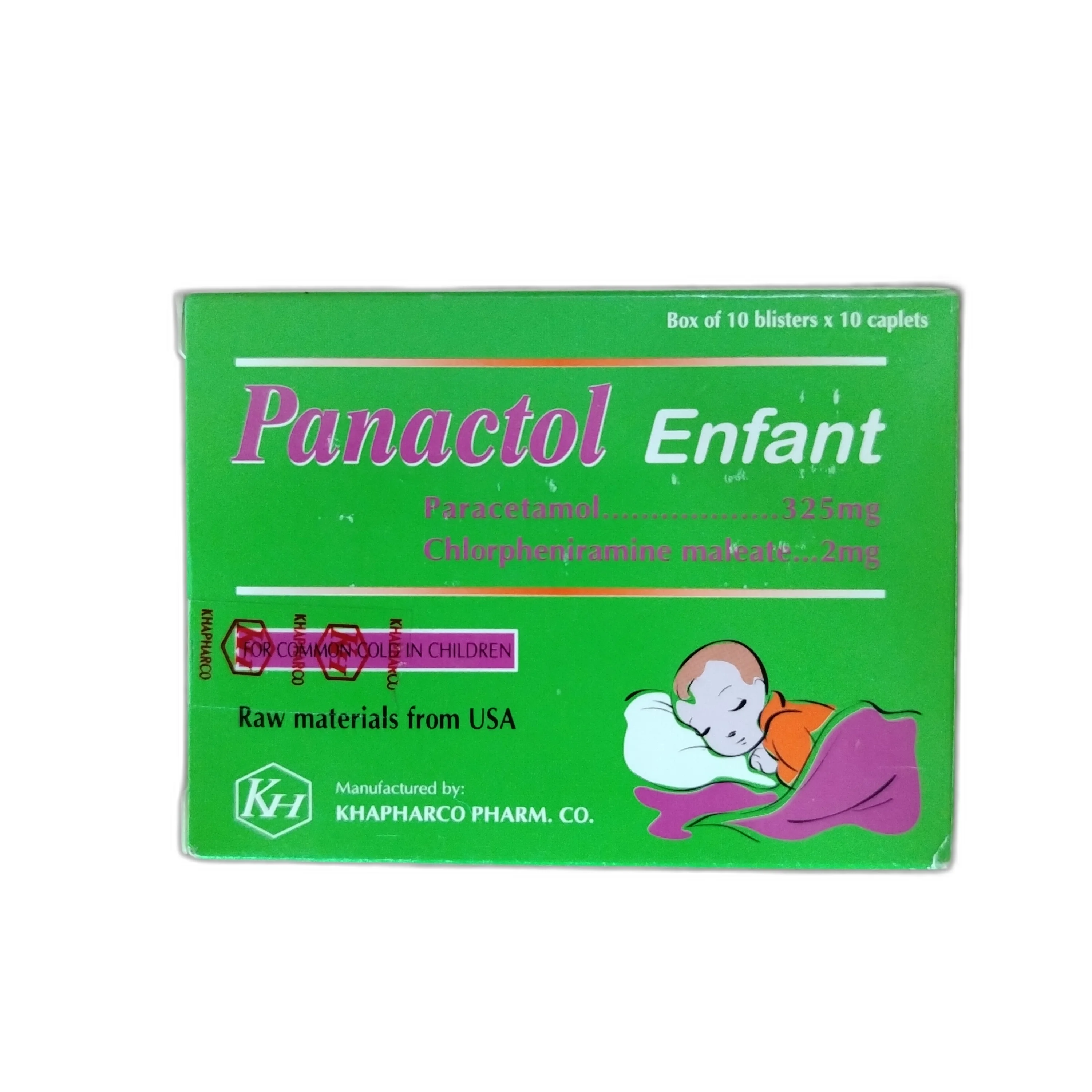 Panactol Enfant — available at pharmacies in Cambodia on PharmKulen