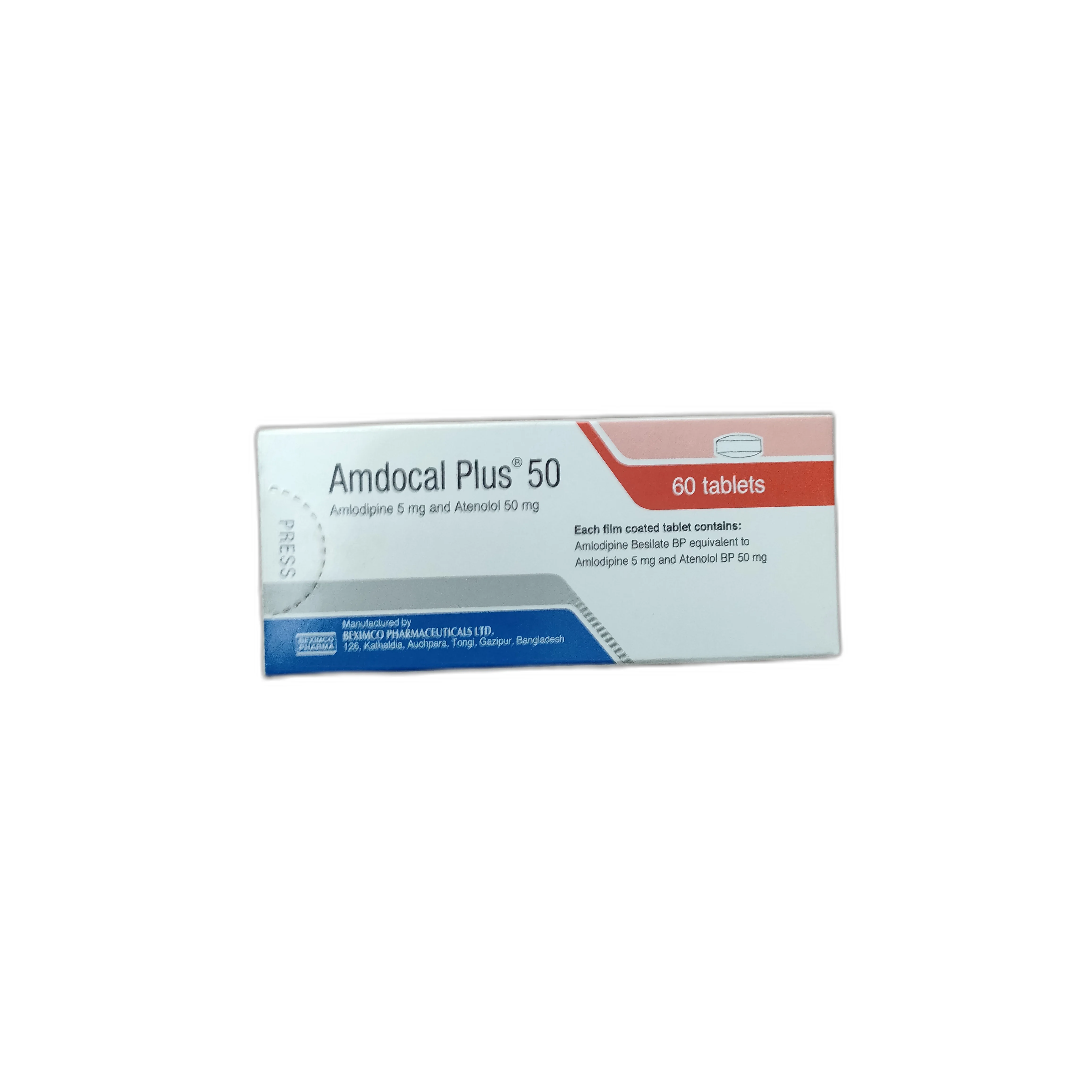 Amdocal Plus 50 — available at pharmacies in Cambodia on PharmKulen