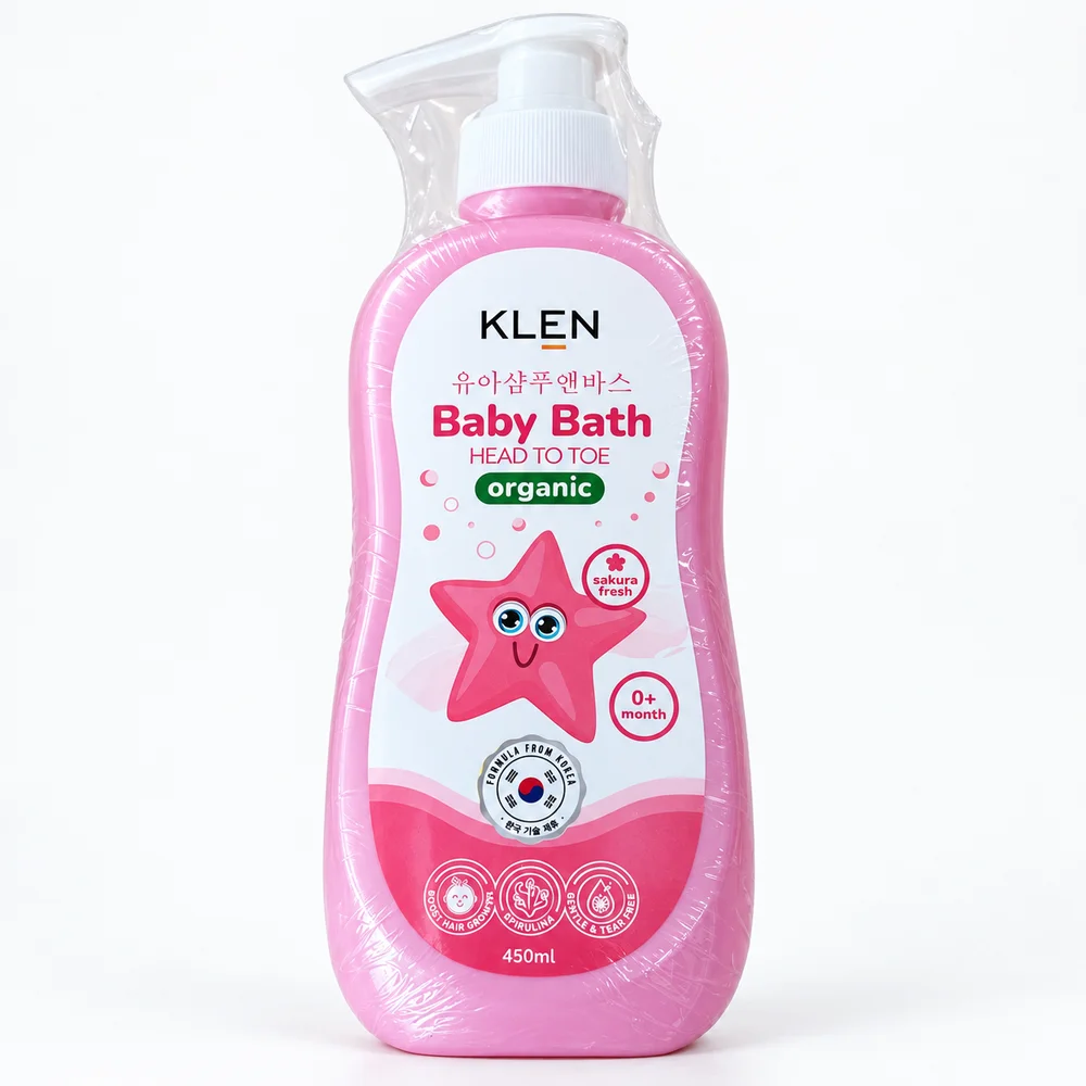 KLEN Baby Bath Sakura Fresh — available at pharmacies in Cambodia on PharmKulen