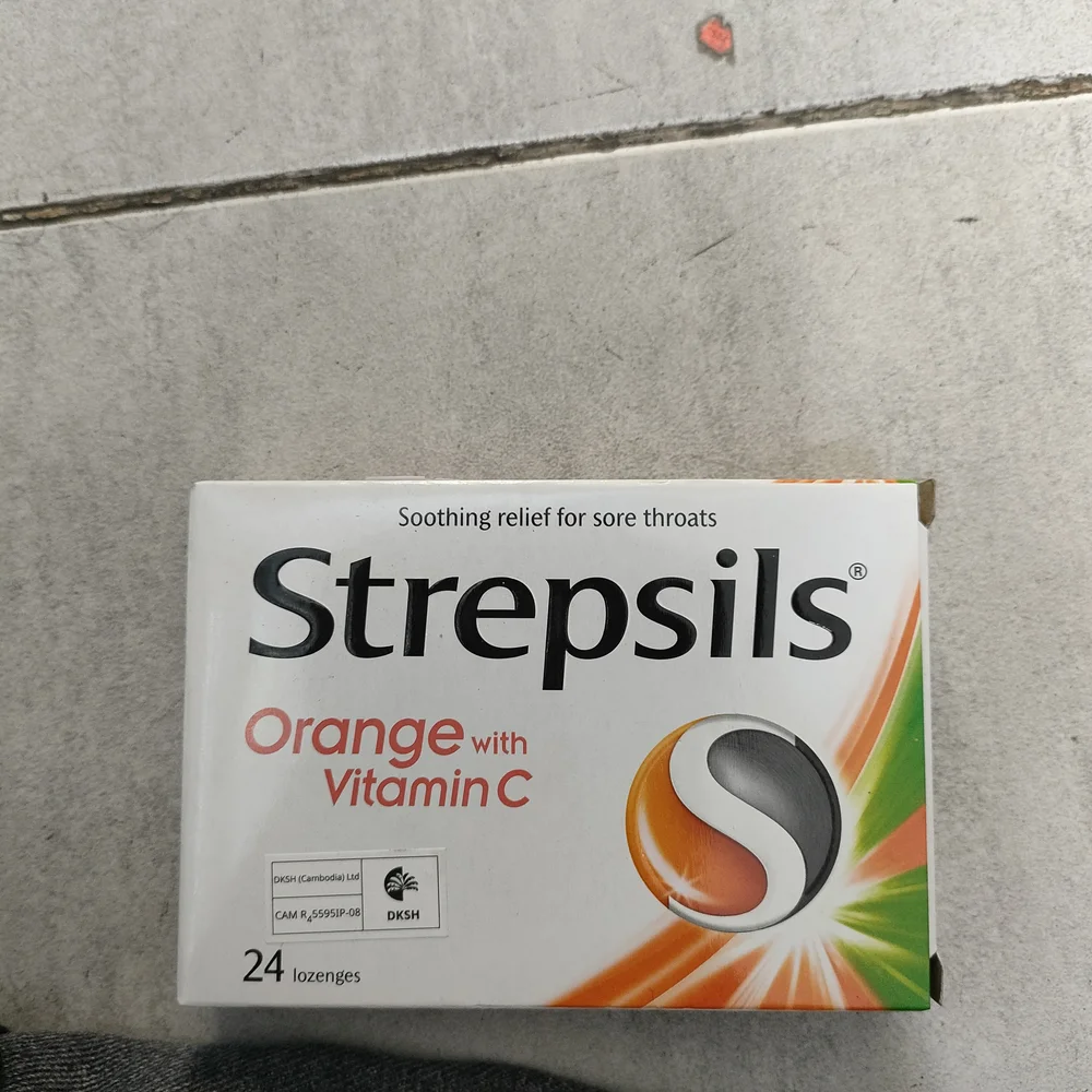 Strepsils Cool Sensation — available at pharmacies in Cambodia on PharmKulen
