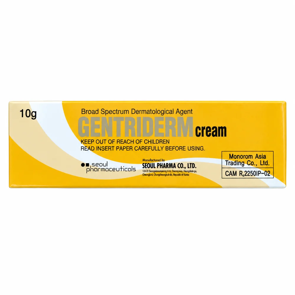 Gentriderm — available at pharmacies in Cambodia on PharmKulen