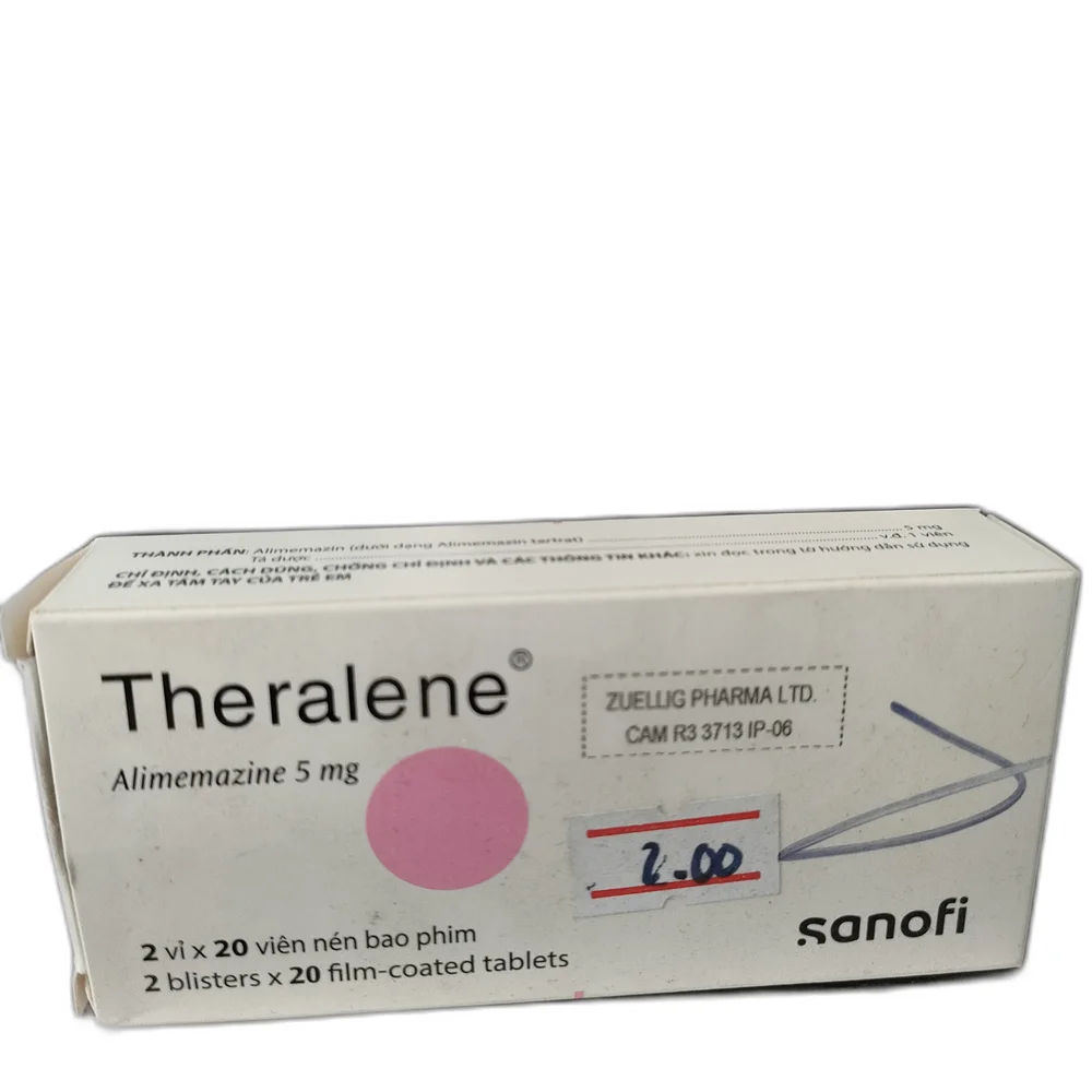 Theralene — available at pharmacies in Cambodia on PharmKulen