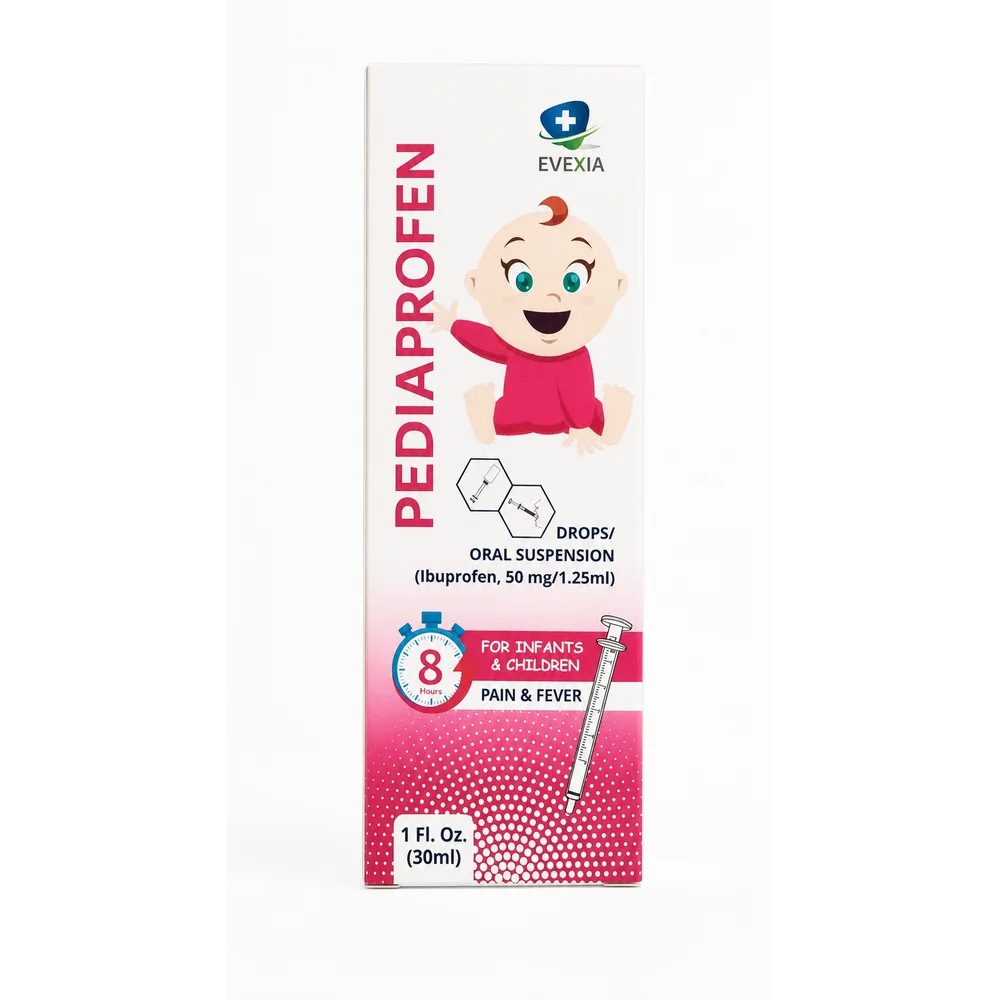Pediaprofen — available at pharmacies in Cambodia on PharmKulen