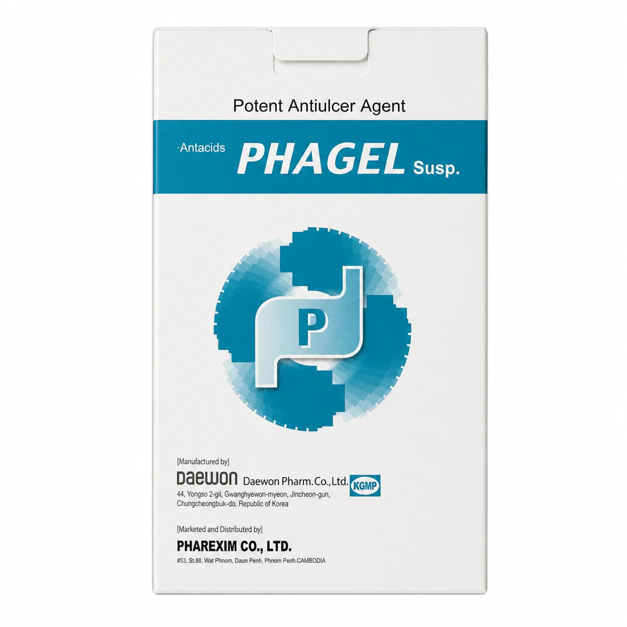 Phagel — available at pharmacies in Cambodia on PharmKulen