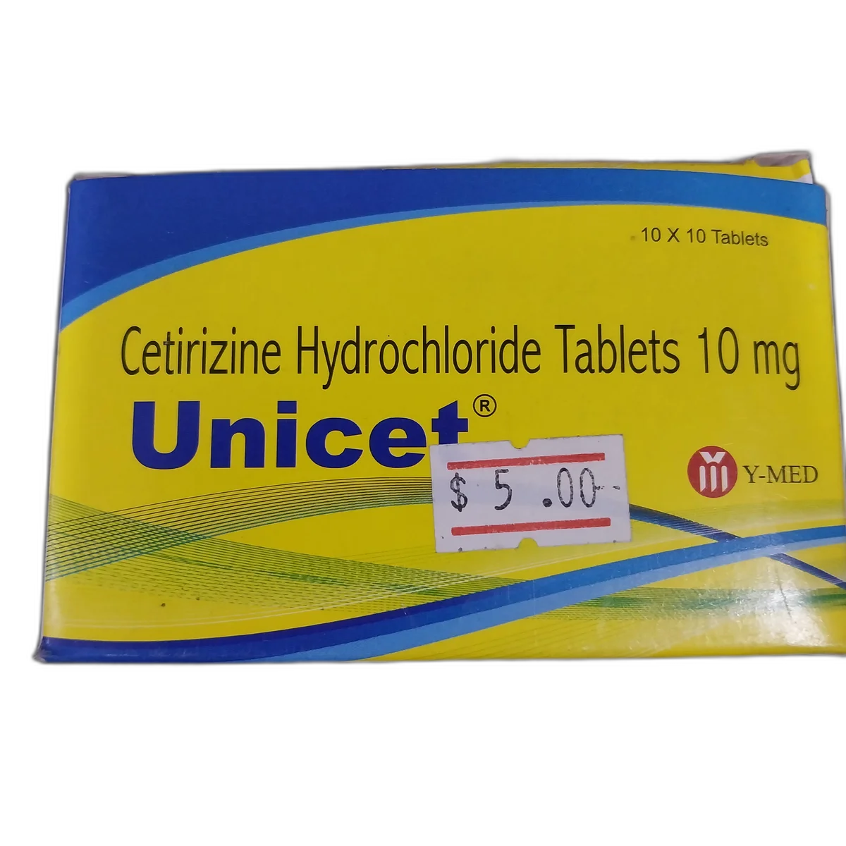 Unicet 10mg — available at pharmacies in Cambodia on PharmKulen