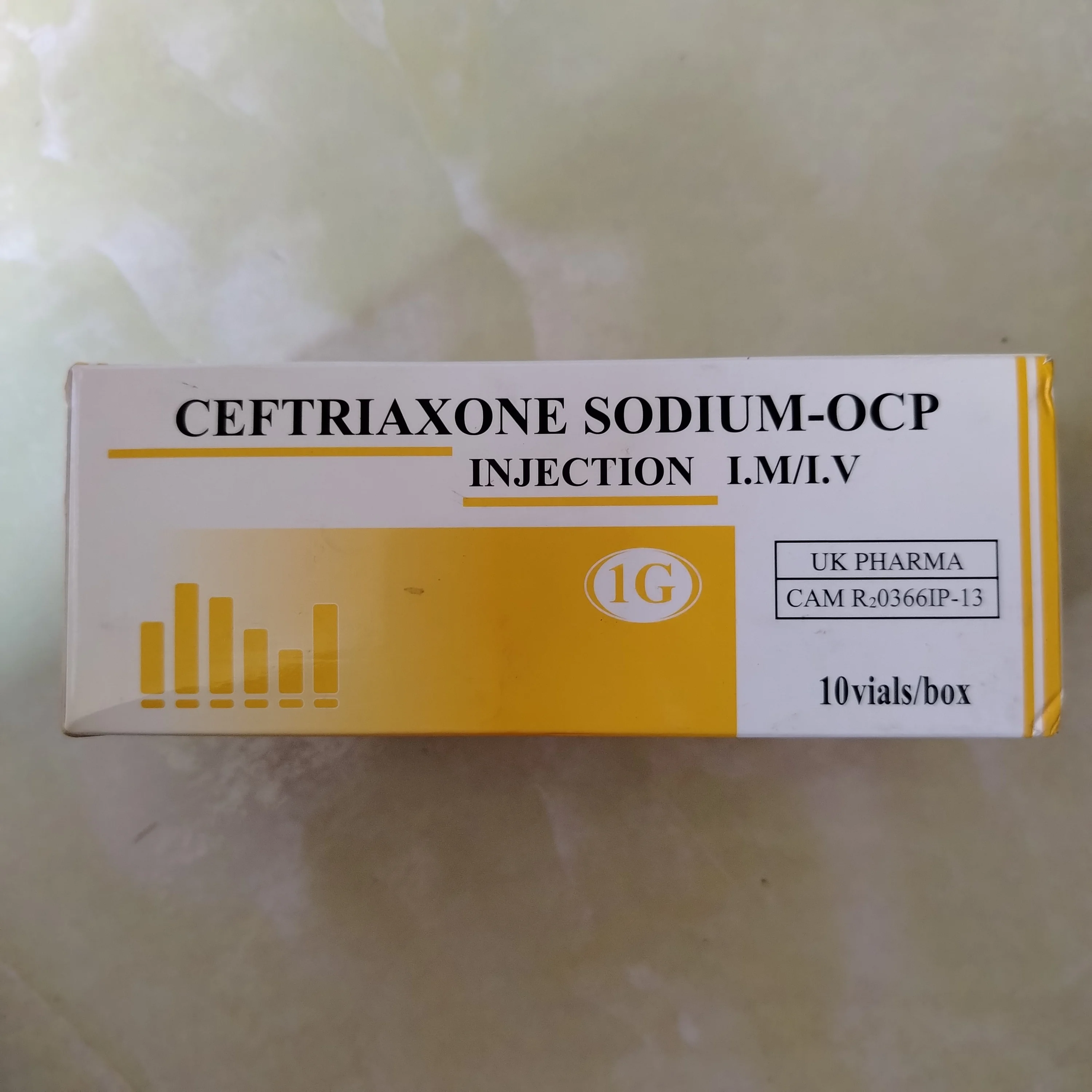 Ceftriaxone Sodium-OCP — available at pharmacies in Cambodia on PharmKulen
