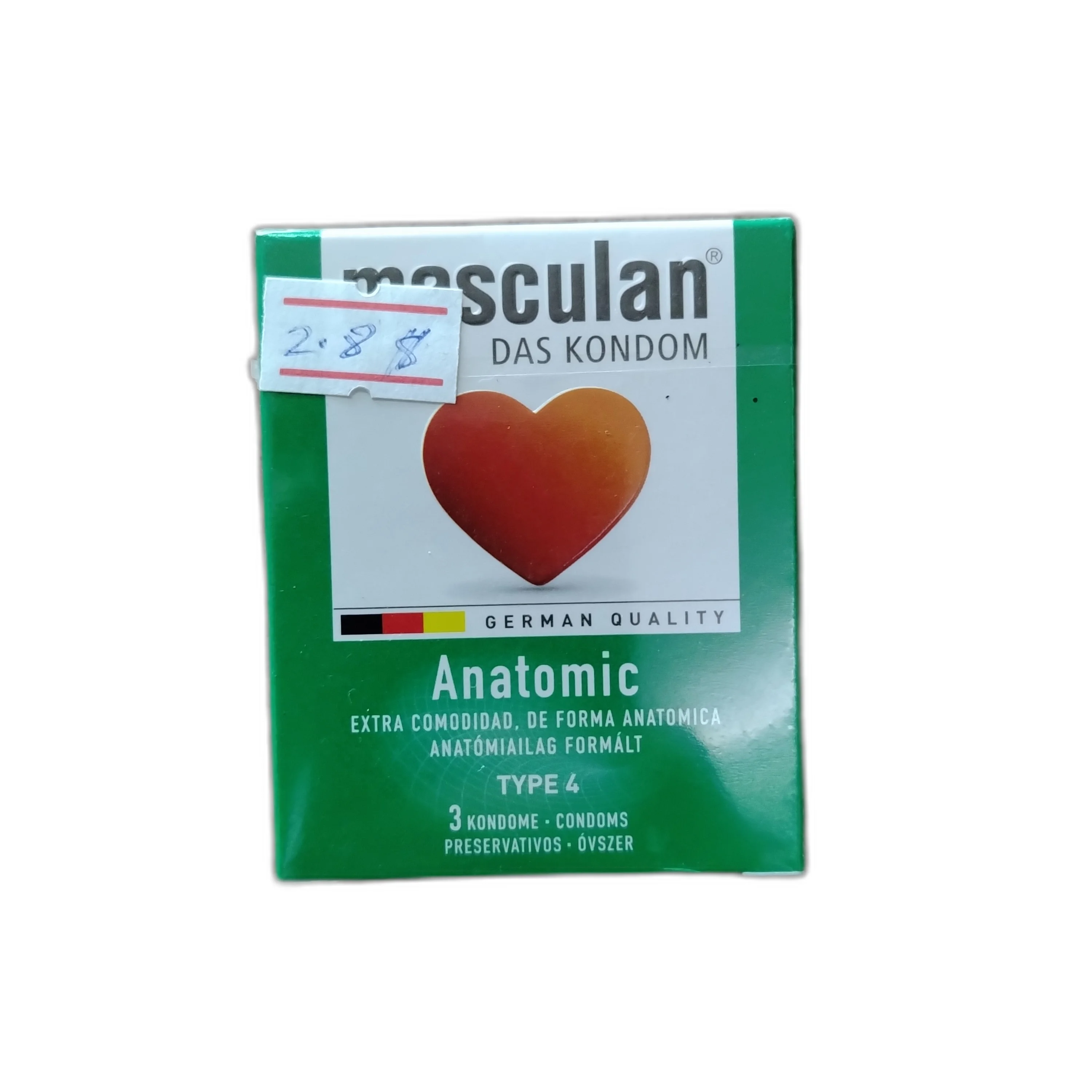 Masculan Anatomic Type 4 — available at pharmacies in Cambodia on PharmKulen
