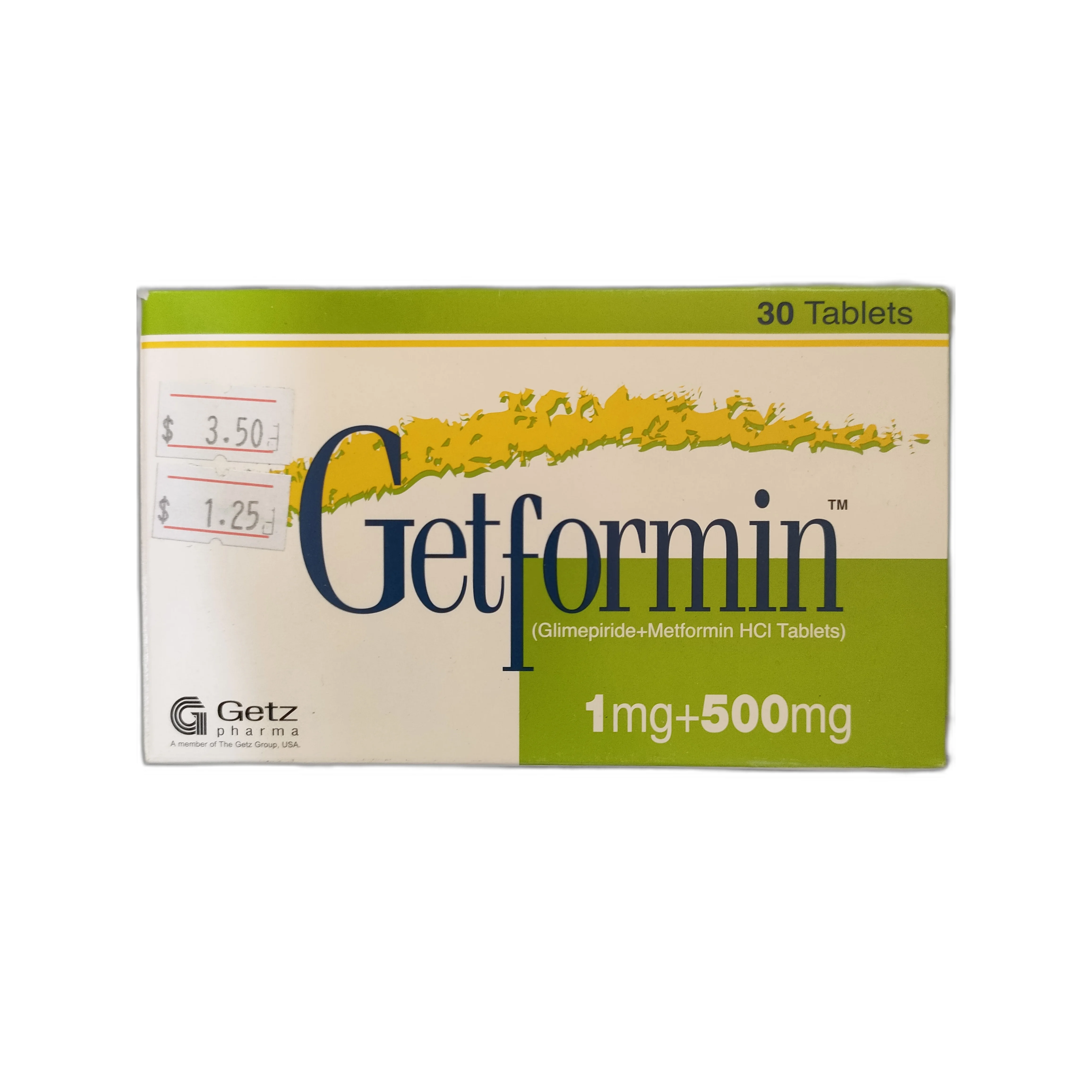 Getformin 1mg — available at pharmacies in Cambodia on PharmKulen
