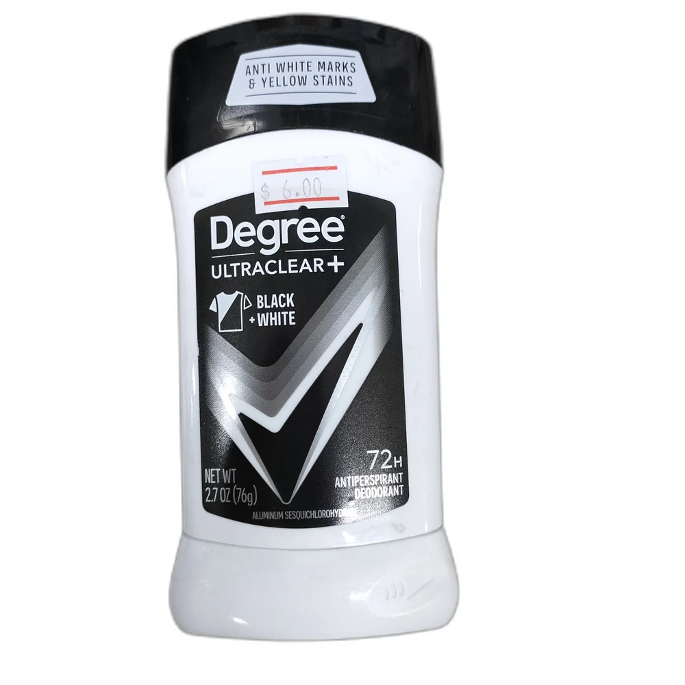 Degree Men UltraClear+ Black + White Antiperspirant Deodorant — available at pharmacies in Cambodia on PharmKulen