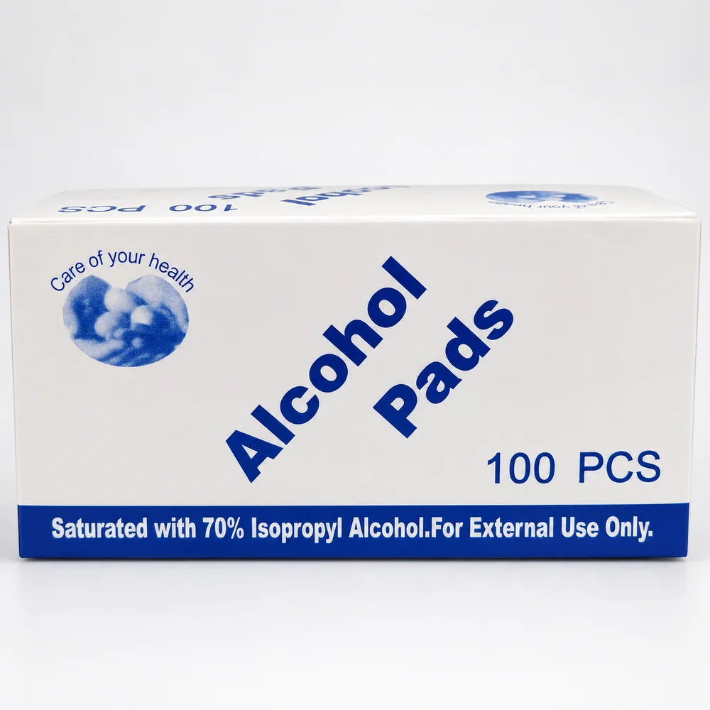 Alcohol Pads — available at pharmacies in Cambodia on PharmKulen