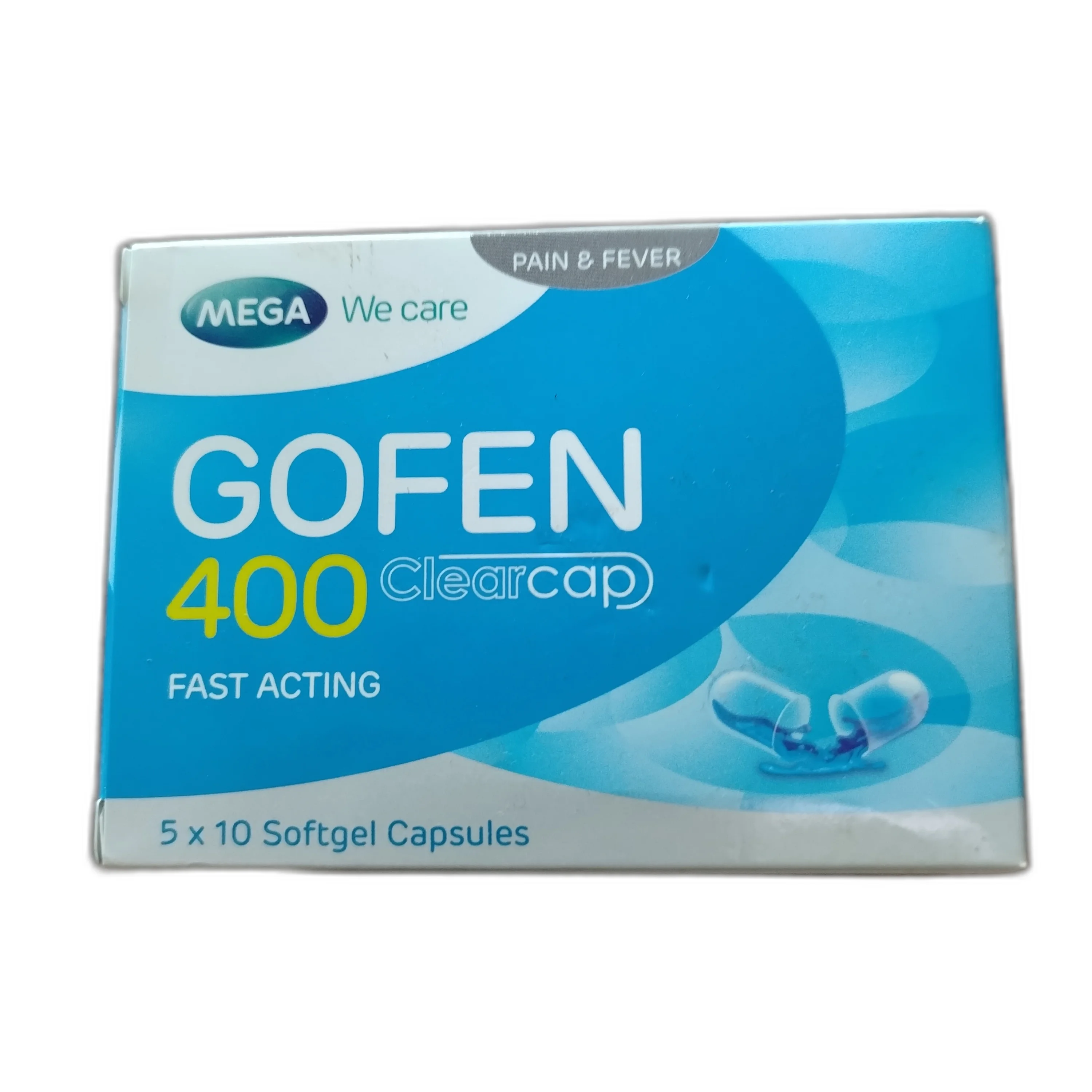 GOFEN 400 Clearcap — available at pharmacies in Cambodia on PharmKulen