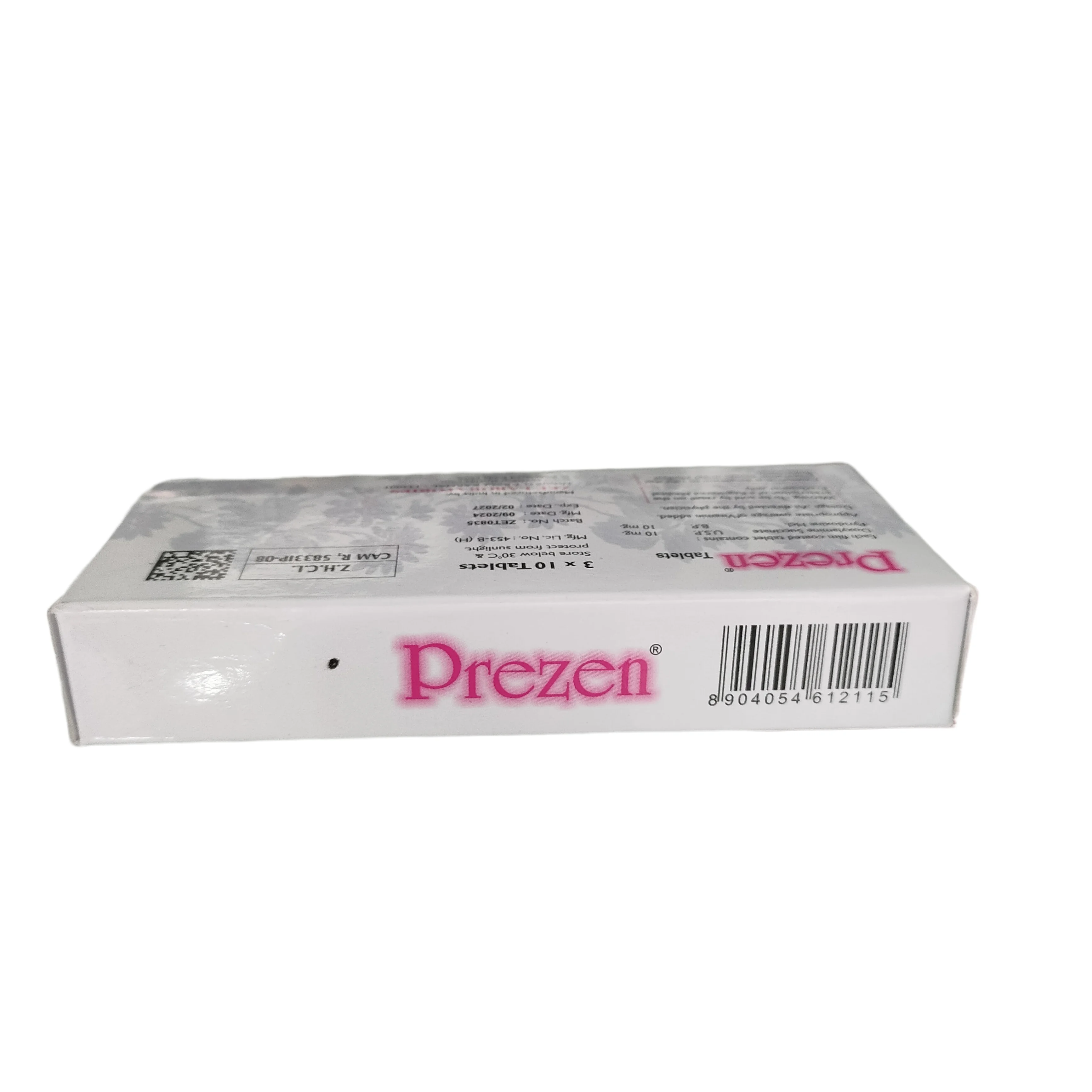 Prezen — available at pharmacies in Cambodia on PharmKulen