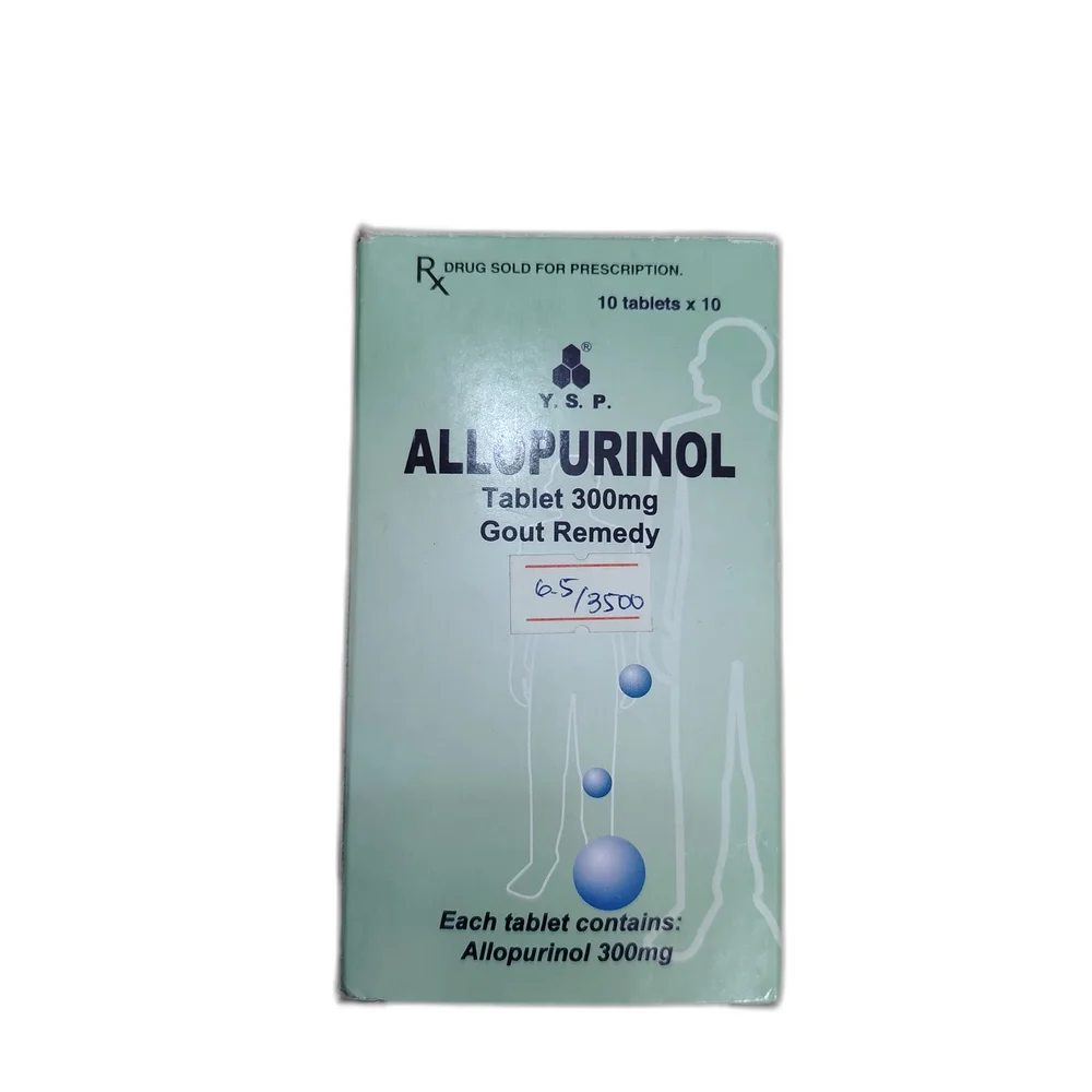 Allopurinol — available at pharmacies in Cambodia on PharmKulen