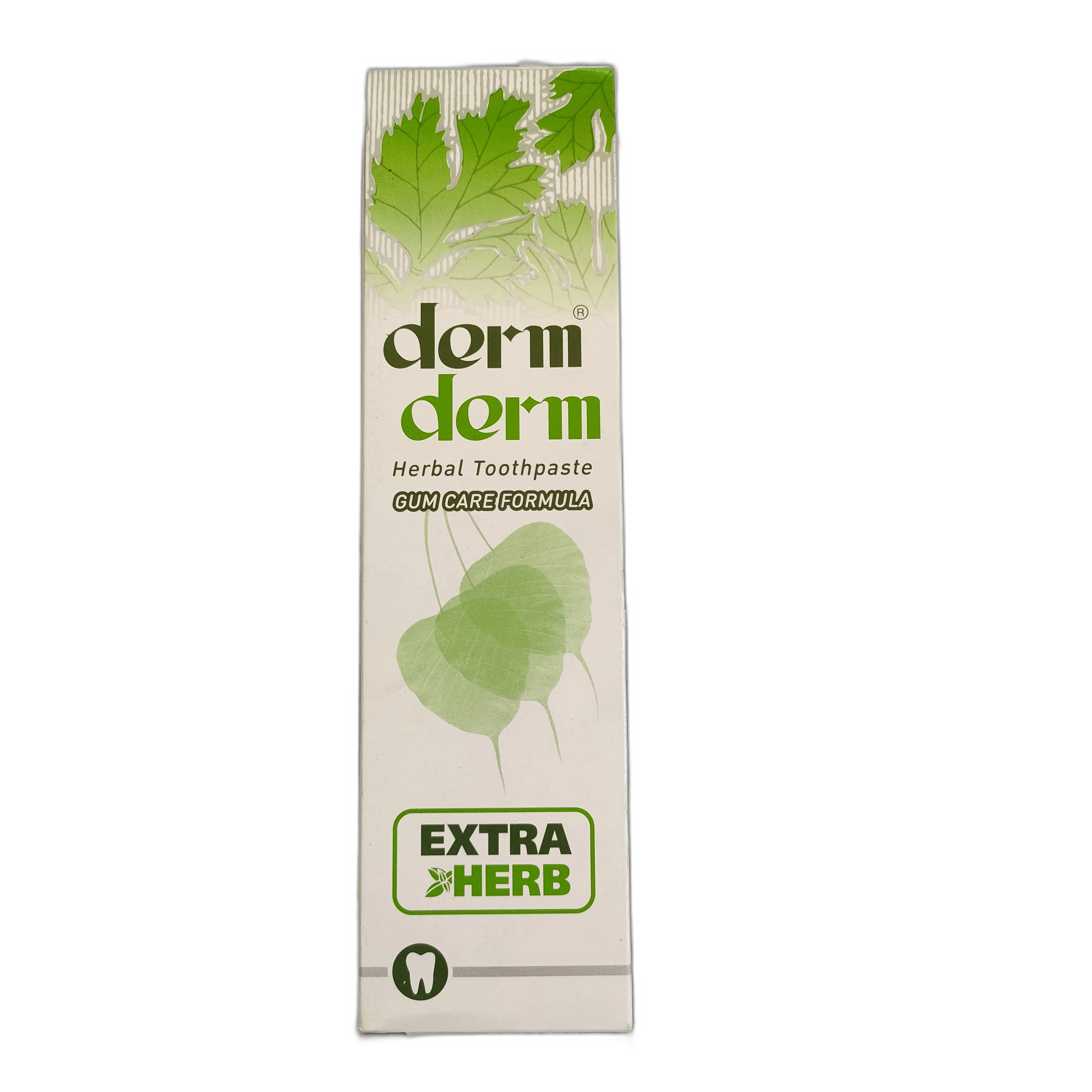 Dermderm Herbal Toothpaste — available at pharmacies in Cambodia on PharmKulen