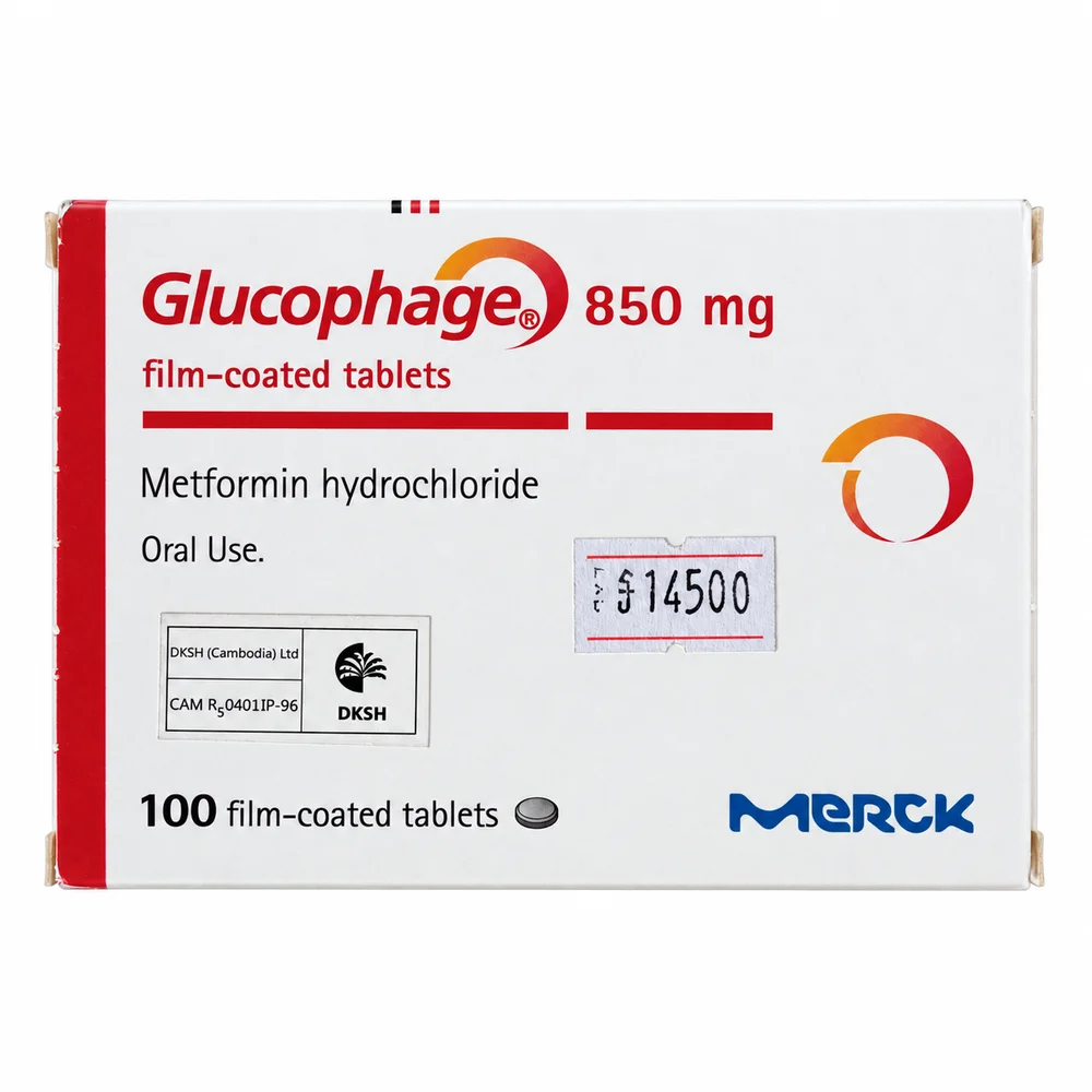 Glucophage — available at pharmacies in Cambodia on PharmKulen