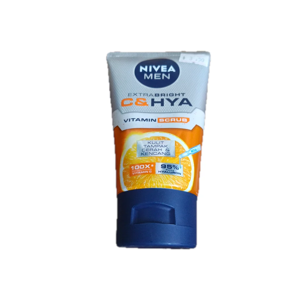 NIVEA MEN Extra Bright C&HYA Vitamin Scrub — available at pharmacies in Cambodia on PharmKulen