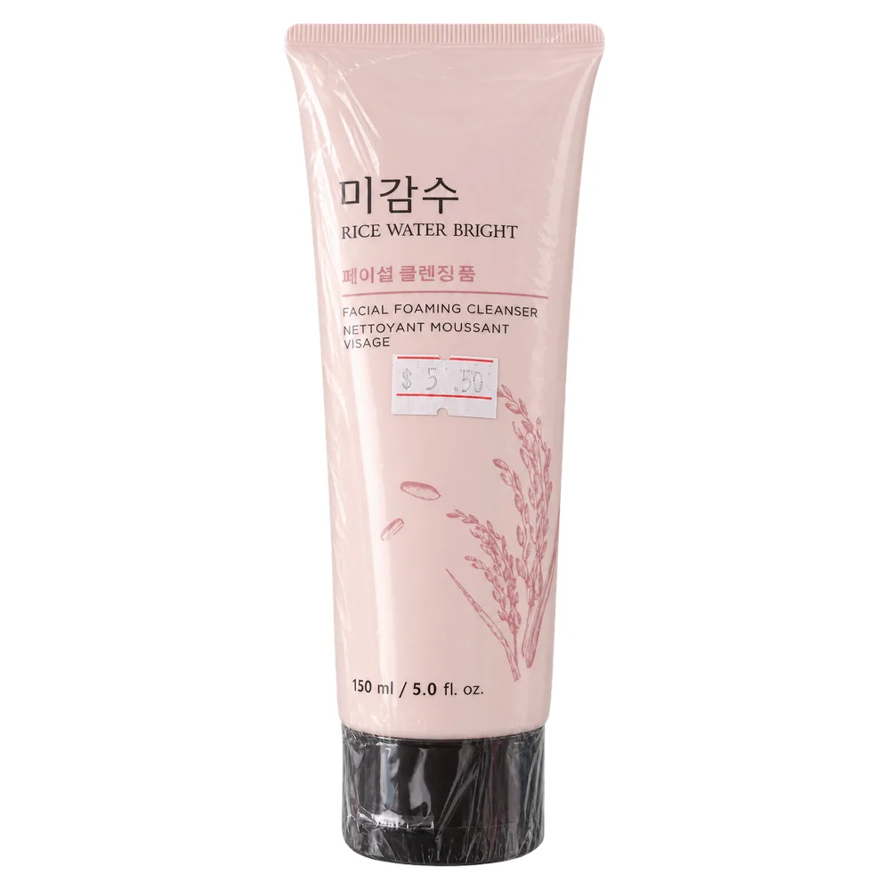 The Face Shop Rice Water Bright Facial Foaming Cleanser 150ml — available at pharmacies in Cambodia on PharmKulen