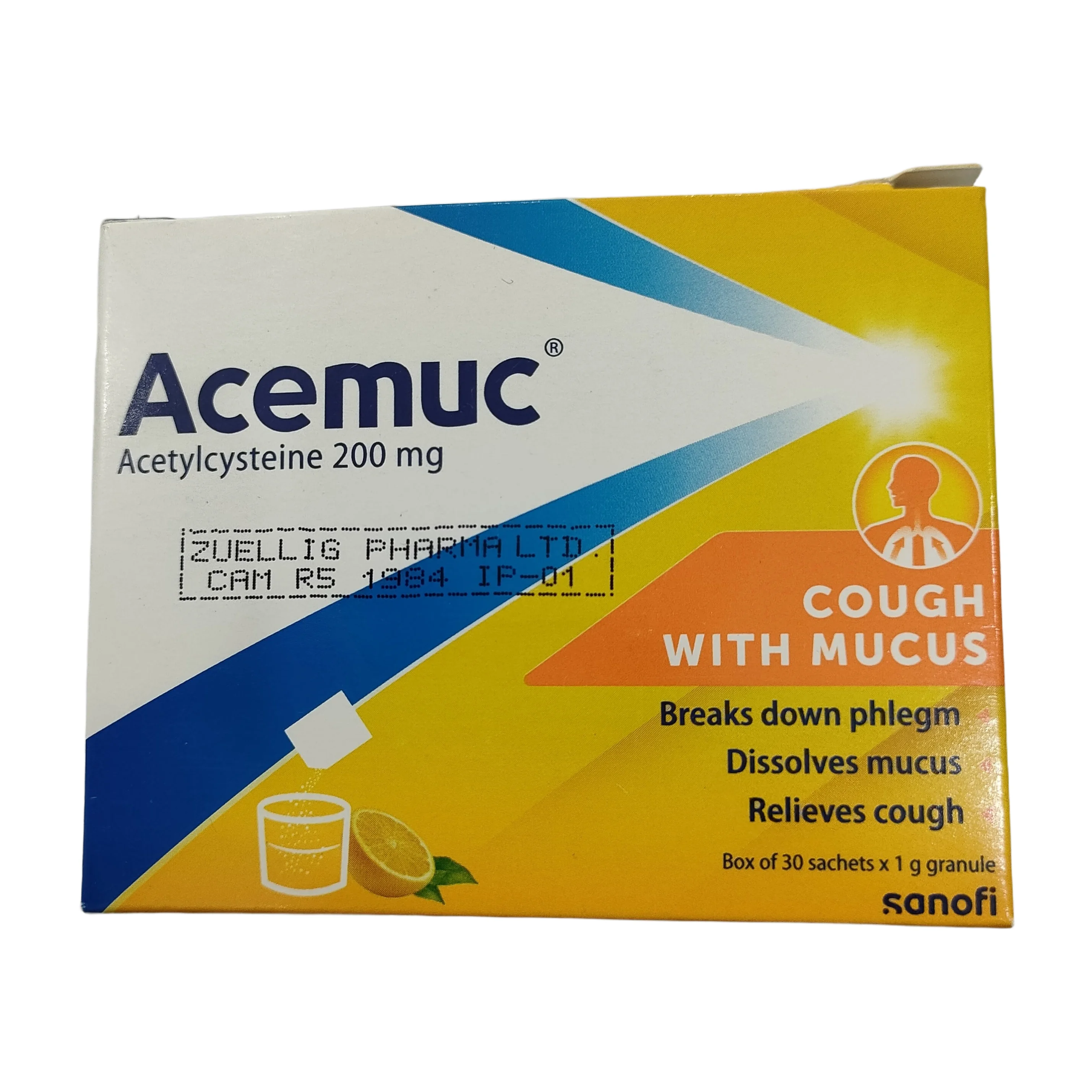 Acemuc — available at pharmacies in Cambodia on PharmKulen