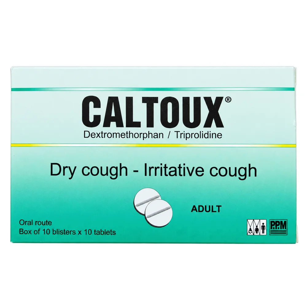 Caltoux Adult Tablets — available at pharmacies in Cambodia on PharmKulen