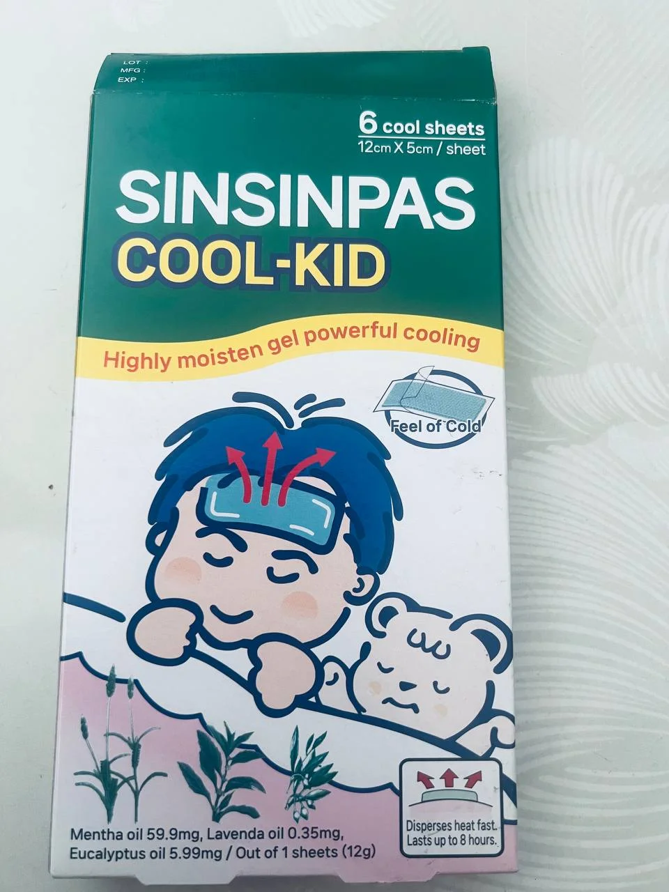 Sinsinpas Cool-Kid — available at pharmacies in Cambodia on PharmKulen