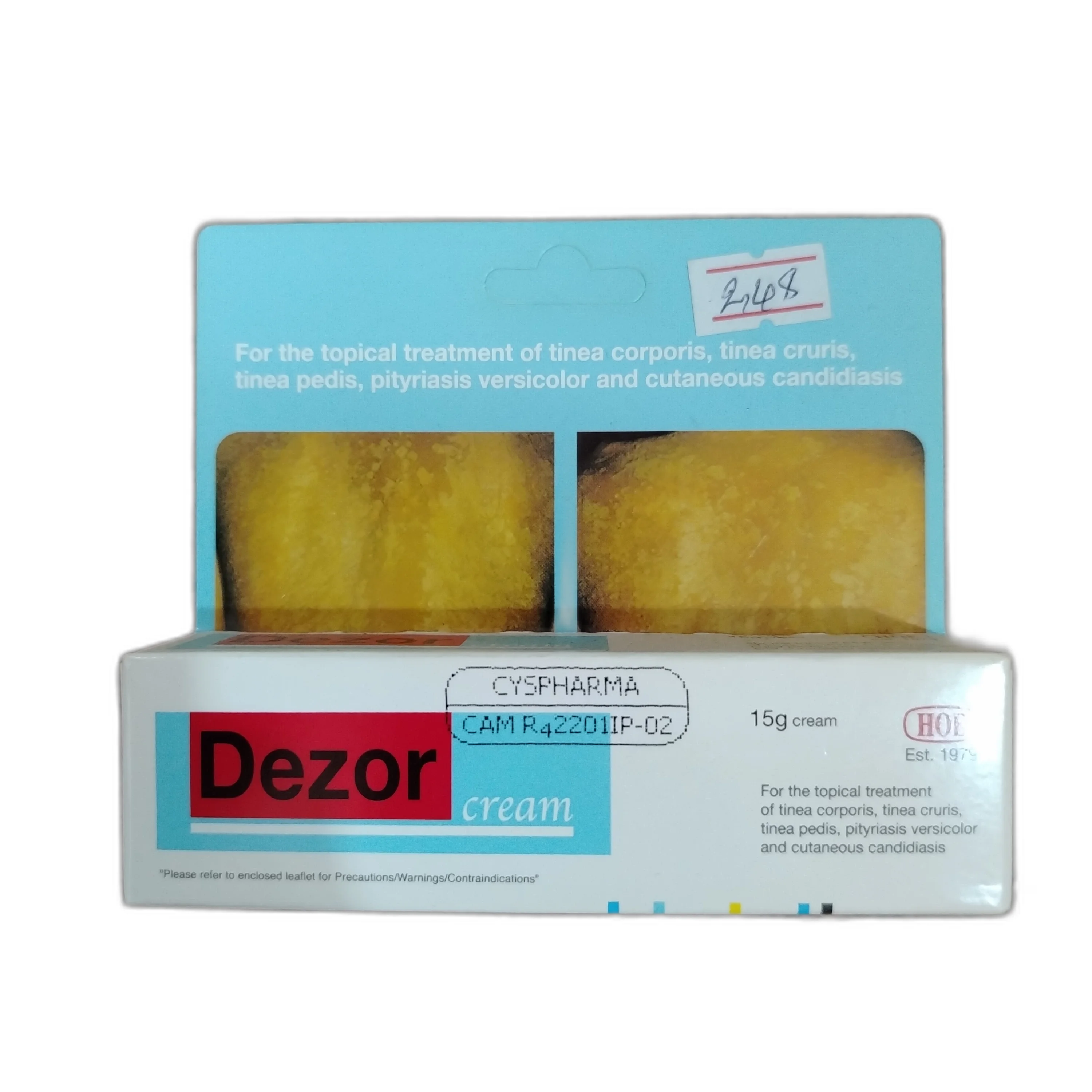 Dezor — available at pharmacies in Cambodia on PharmKulen