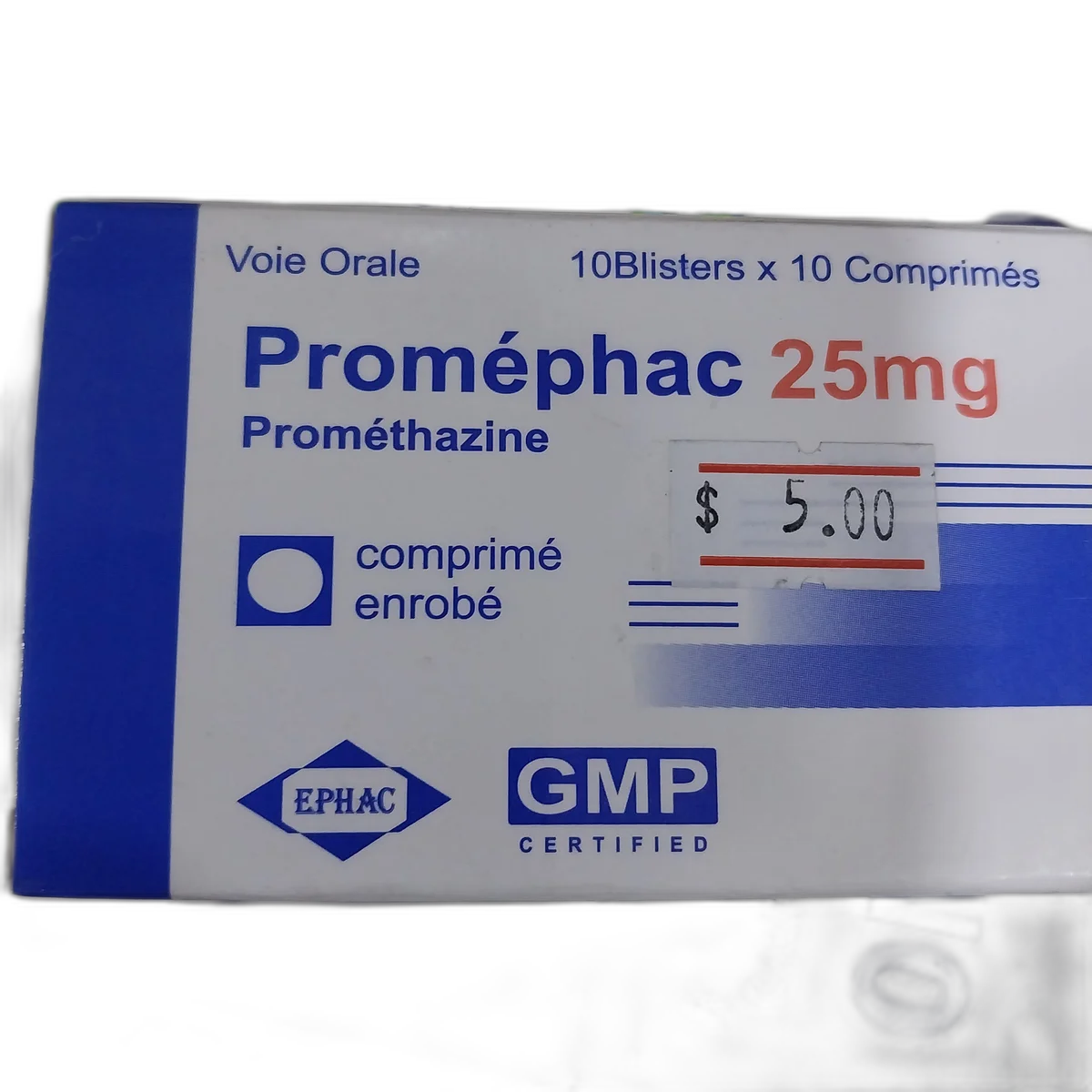 Promephac — available at pharmacies in Cambodia on PharmKulen