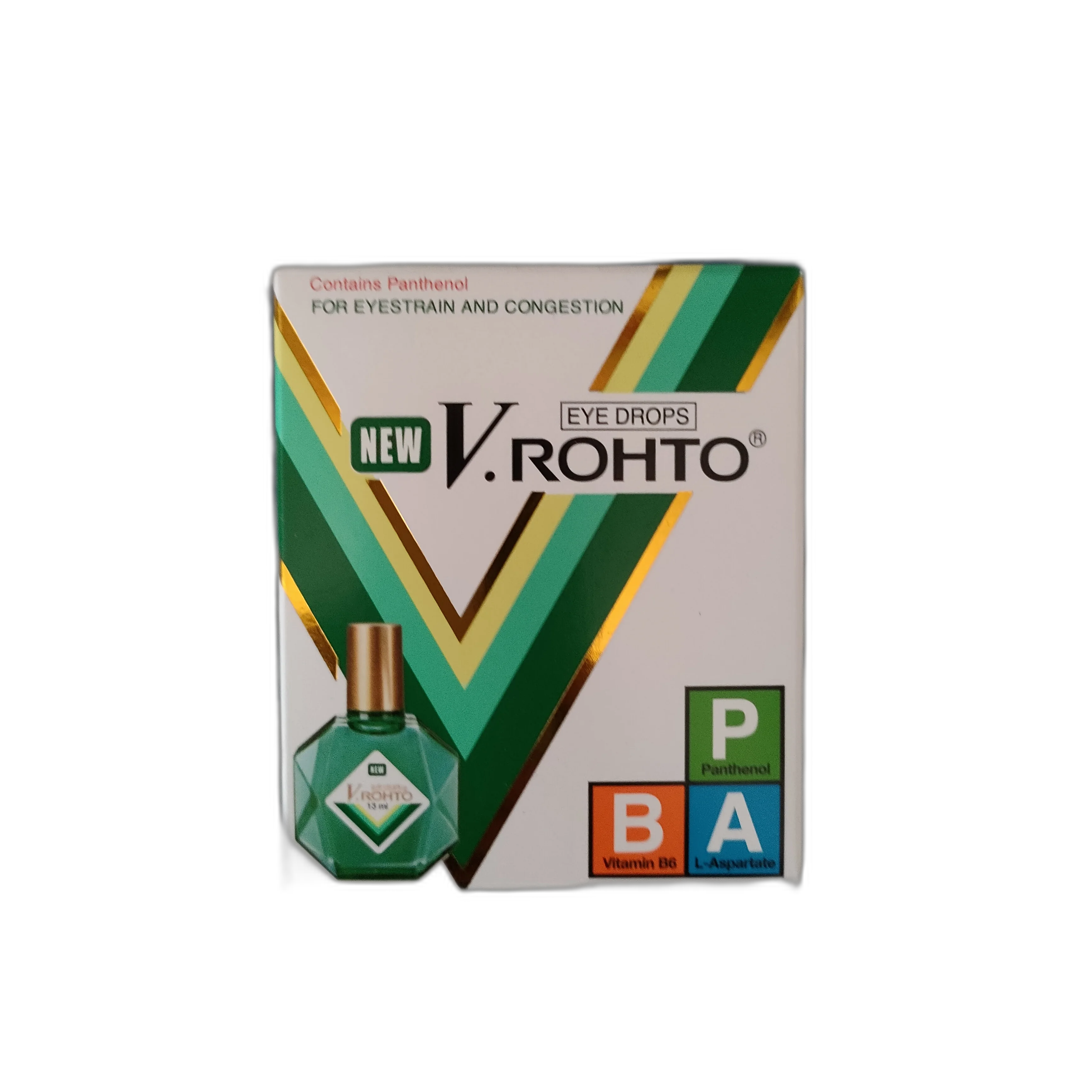 New V.Rohto Eye Drops — available at pharmacies in Cambodia on PharmKulen