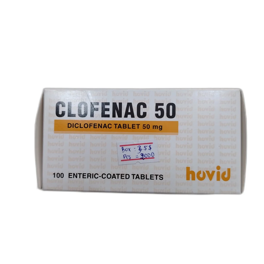 Clofenac 50 — available at pharmacies in Cambodia on PharmKulen