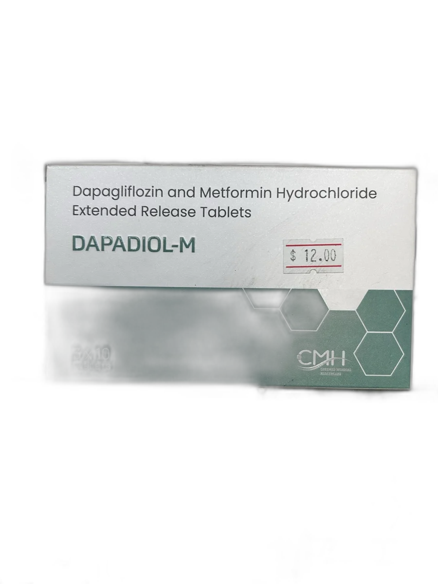 Dapadiol-M — available at pharmacies in Cambodia on PharmKulen