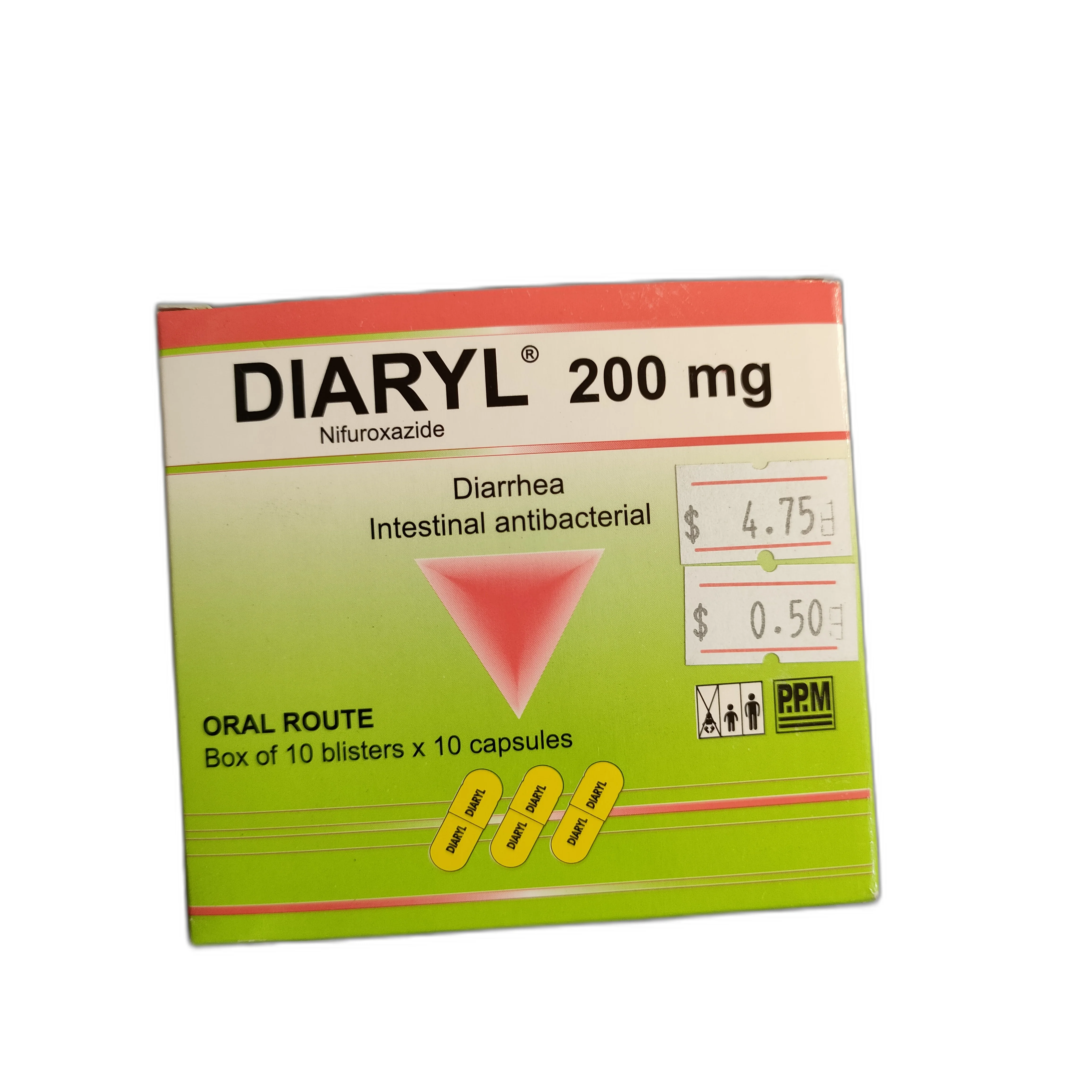 Diaryl 200 mg — available at pharmacies in Cambodia on PharmKulen