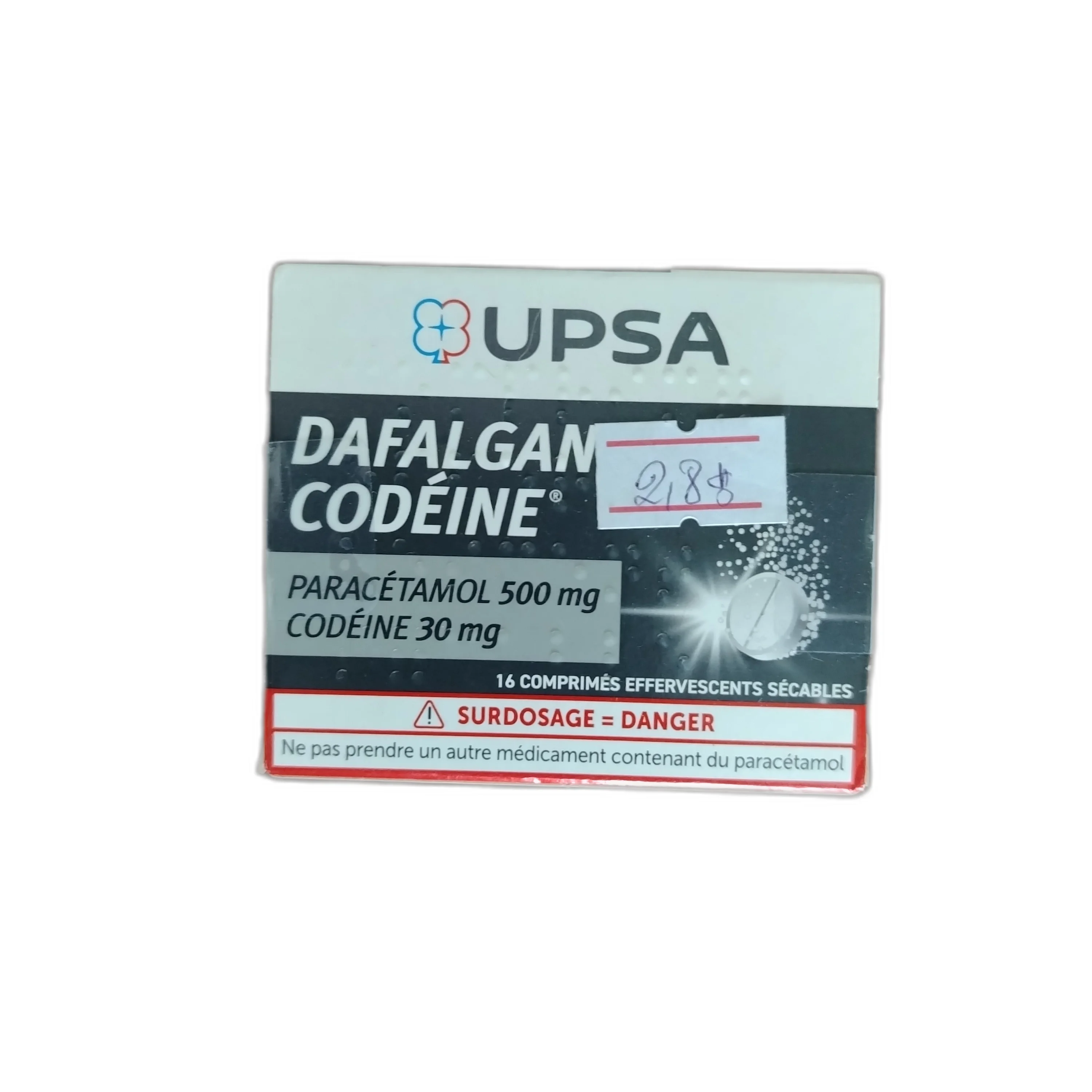 Dafalgan Codeine — available at pharmacies in Cambodia on PharmKulen