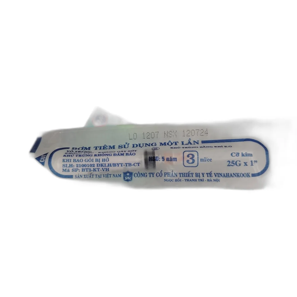 Vinahankook Disposable Syringe 3 mL — available at pharmacies in Cambodia on PharmKulen