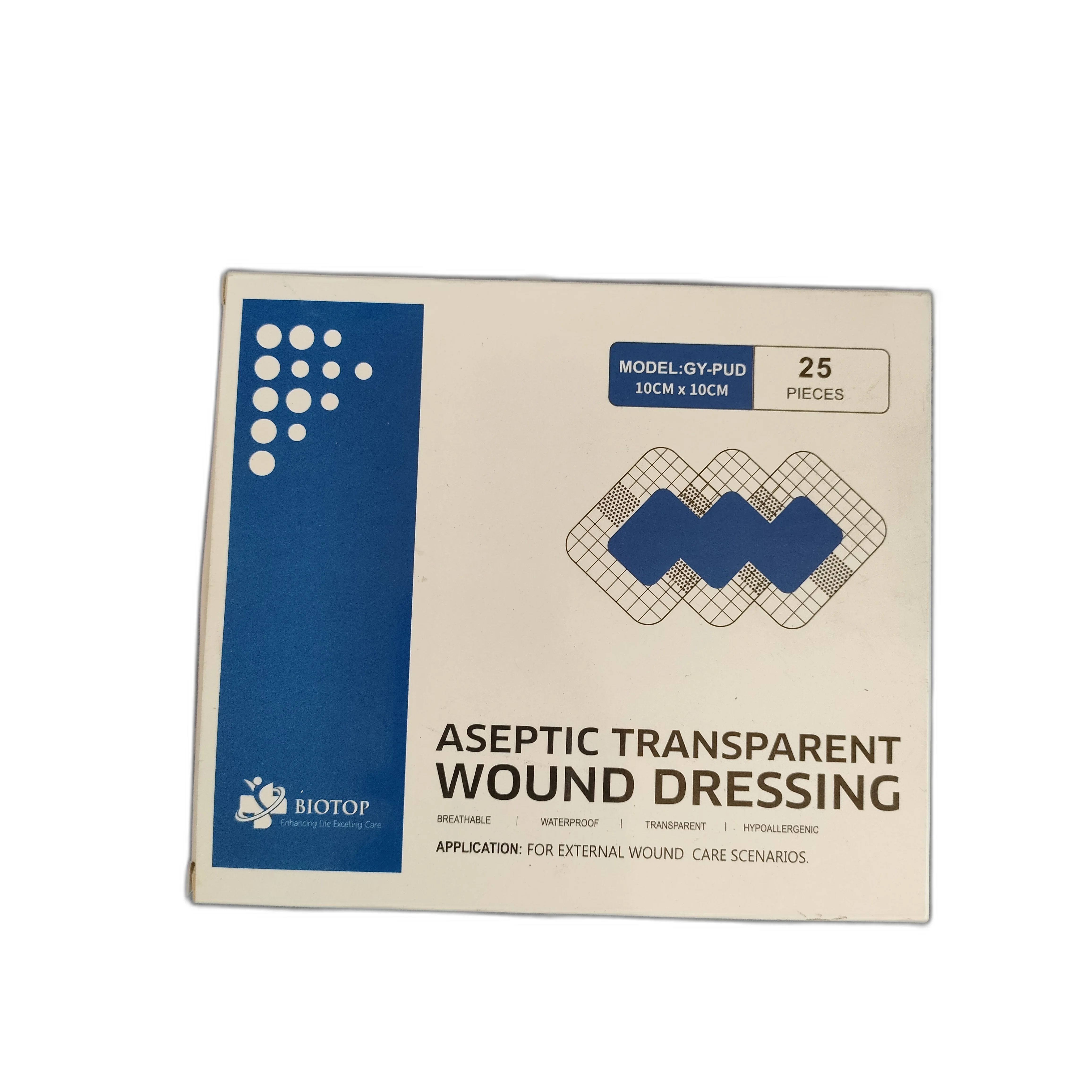 ASEPTIC TRANSPARENT WOUND DRESSING 10cm x 25cm — available at pharmacies in Cambodia on PharmKulen