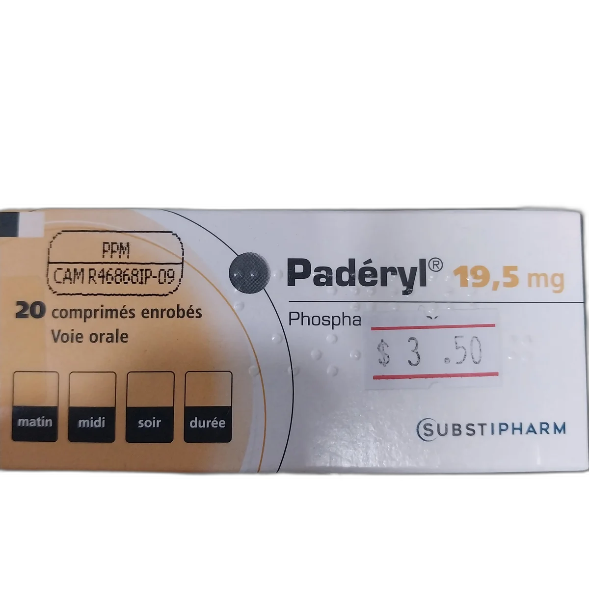 Paderyl — available at pharmacies in Cambodia on PharmKulen