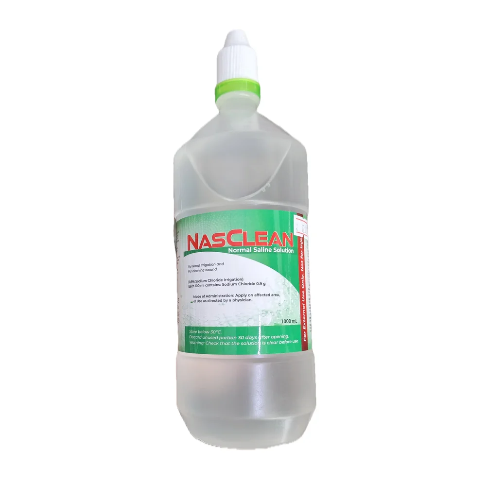 NasClean Normal Saline Solution — available at pharmacies in Cambodia on PharmKulen