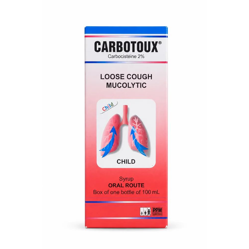 Carbotoux Child — available at pharmacies in Cambodia on PharmKulen