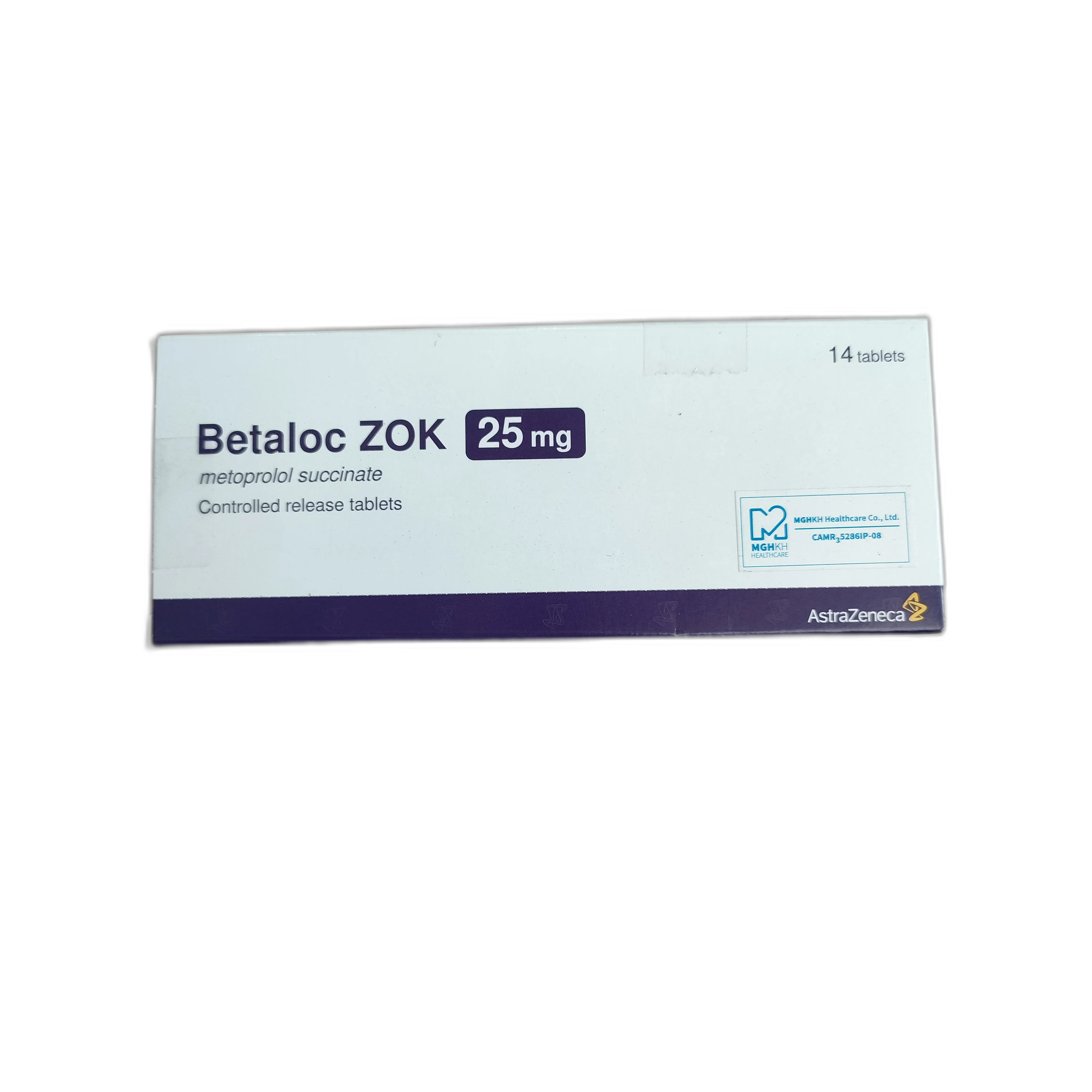 Betaloc ZOK 25 — available at pharmacies in Cambodia on PharmKulen