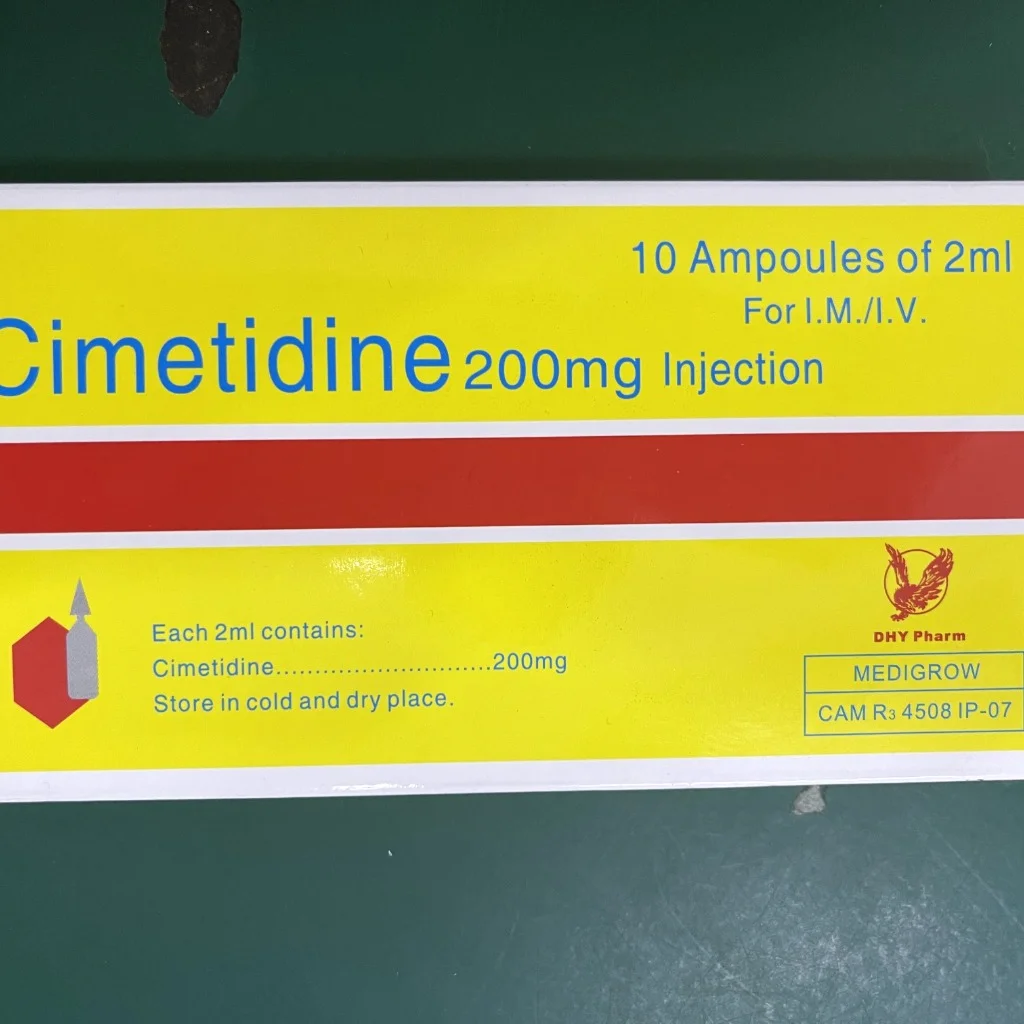 Cimetidine — available at pharmacies in Cambodia on PharmKulen
