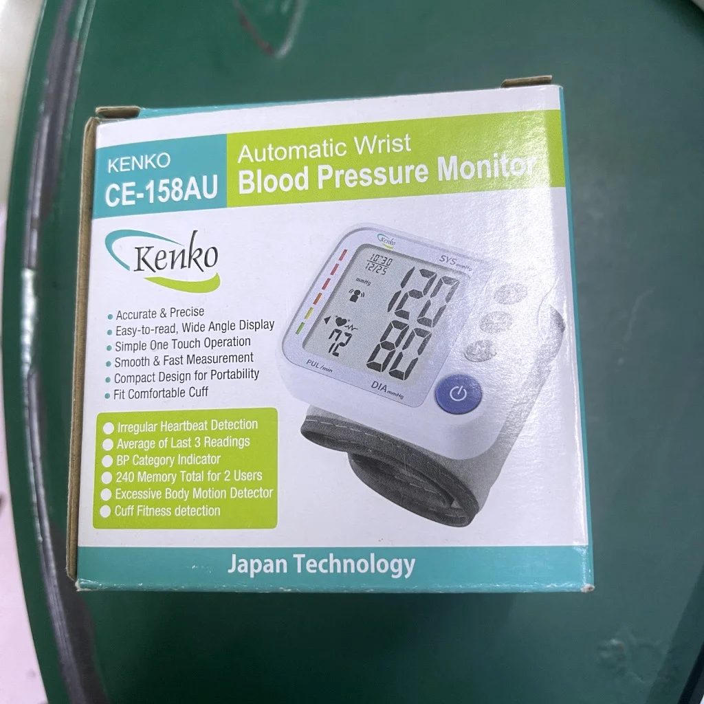 Kenko CE-158AU Automatic Wrist BP Monitor — available at pharmacies in Cambodia on PharmKulen
